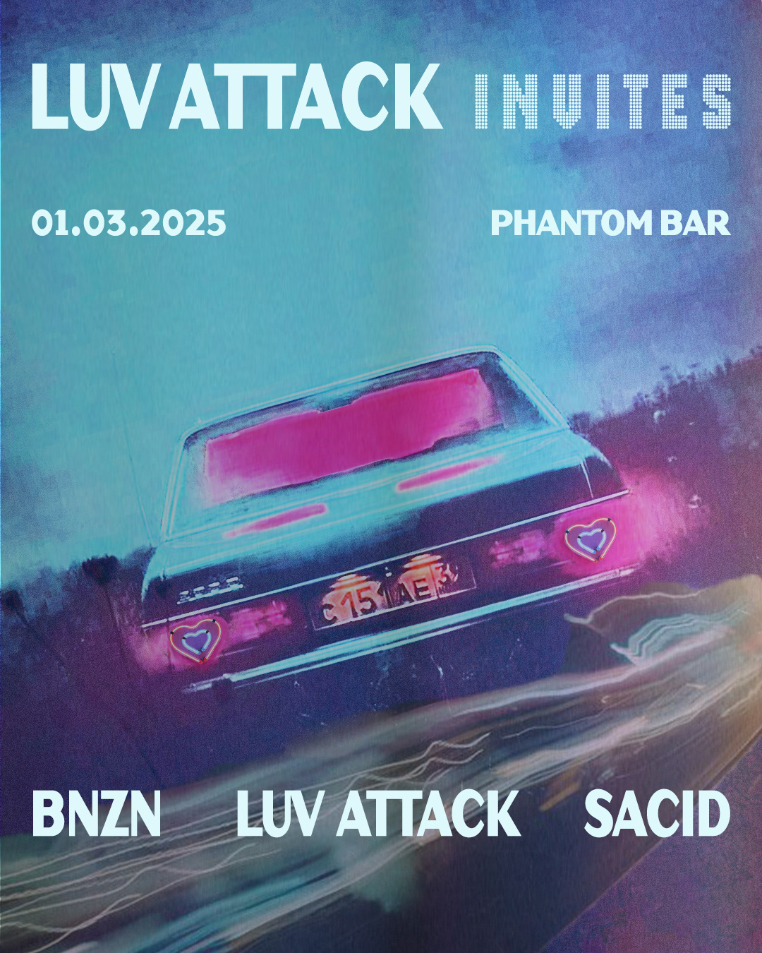 FLYER + POSTER FOR PHANTOM BAR, BERLIN