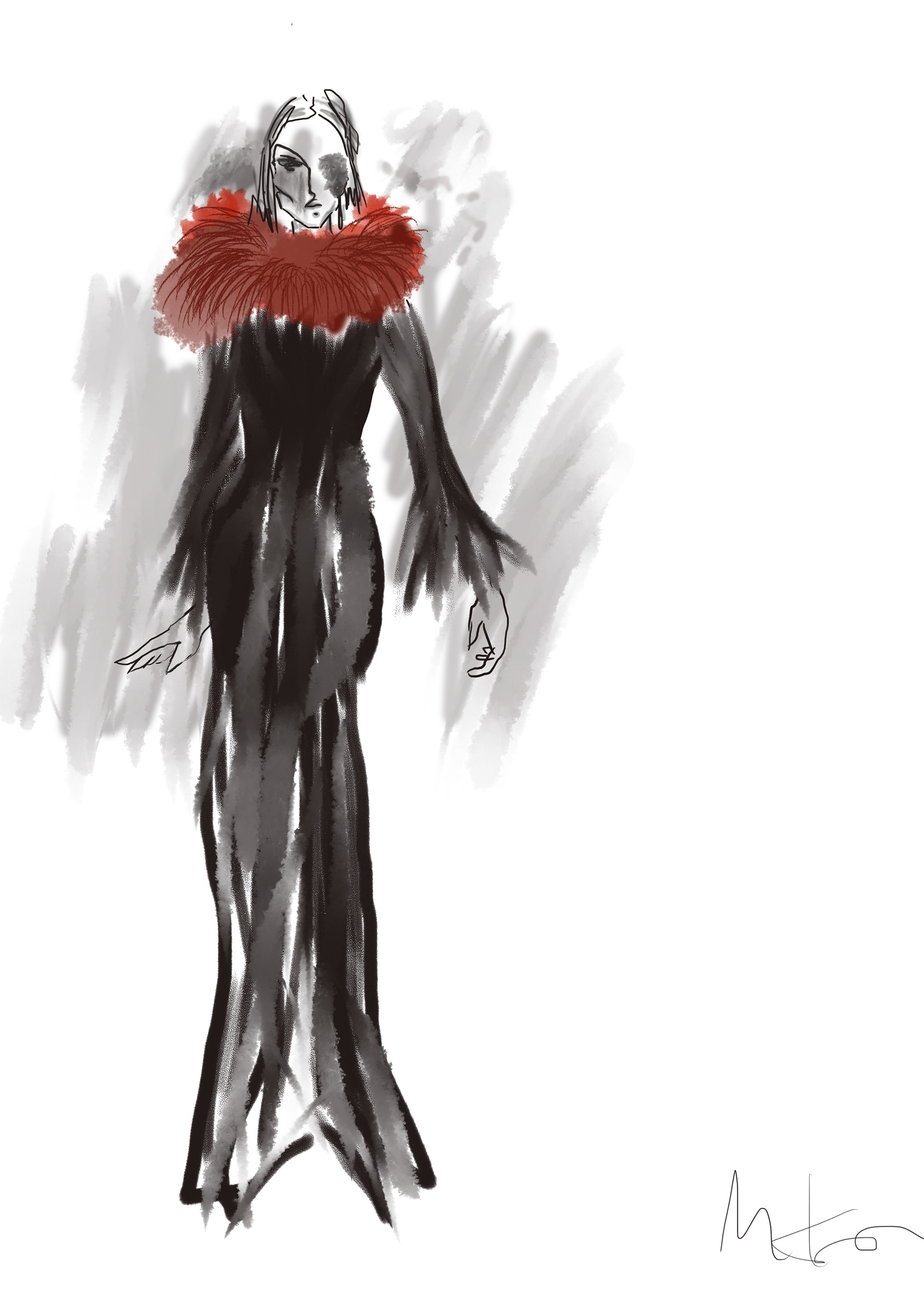 DRAWN WITH PHOSHOP, 2020