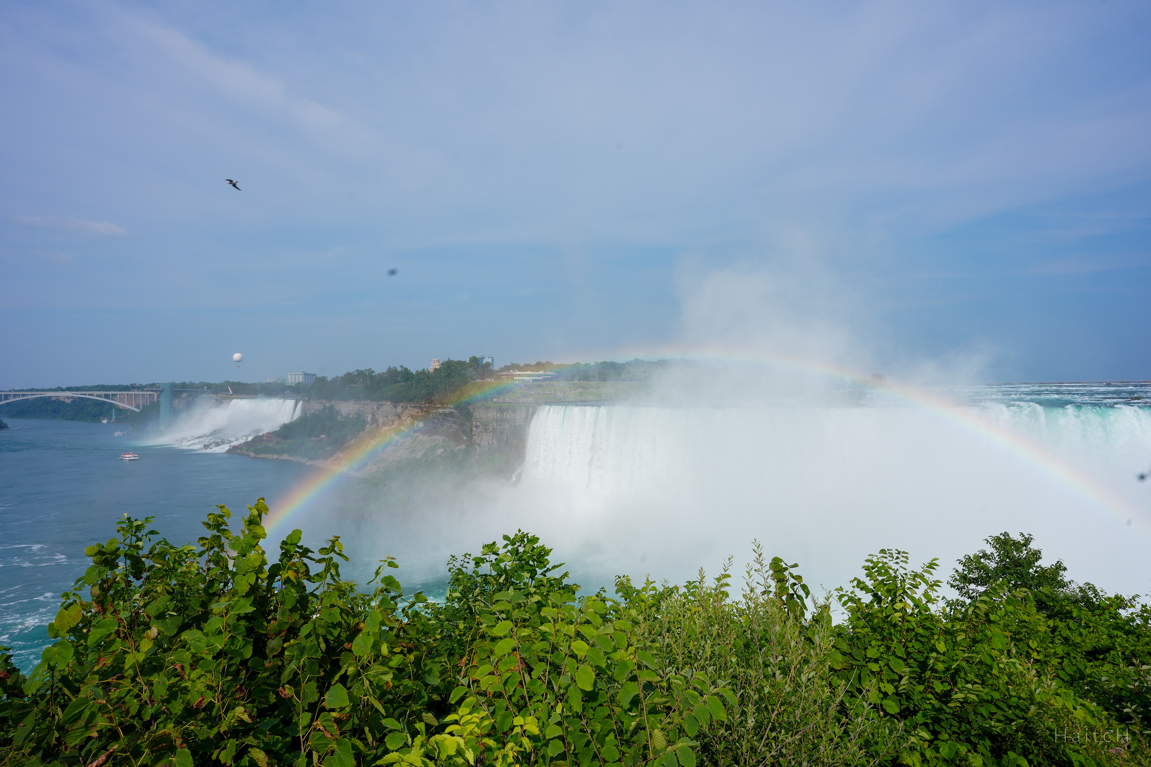 Rainbow at the Falls, Niagara