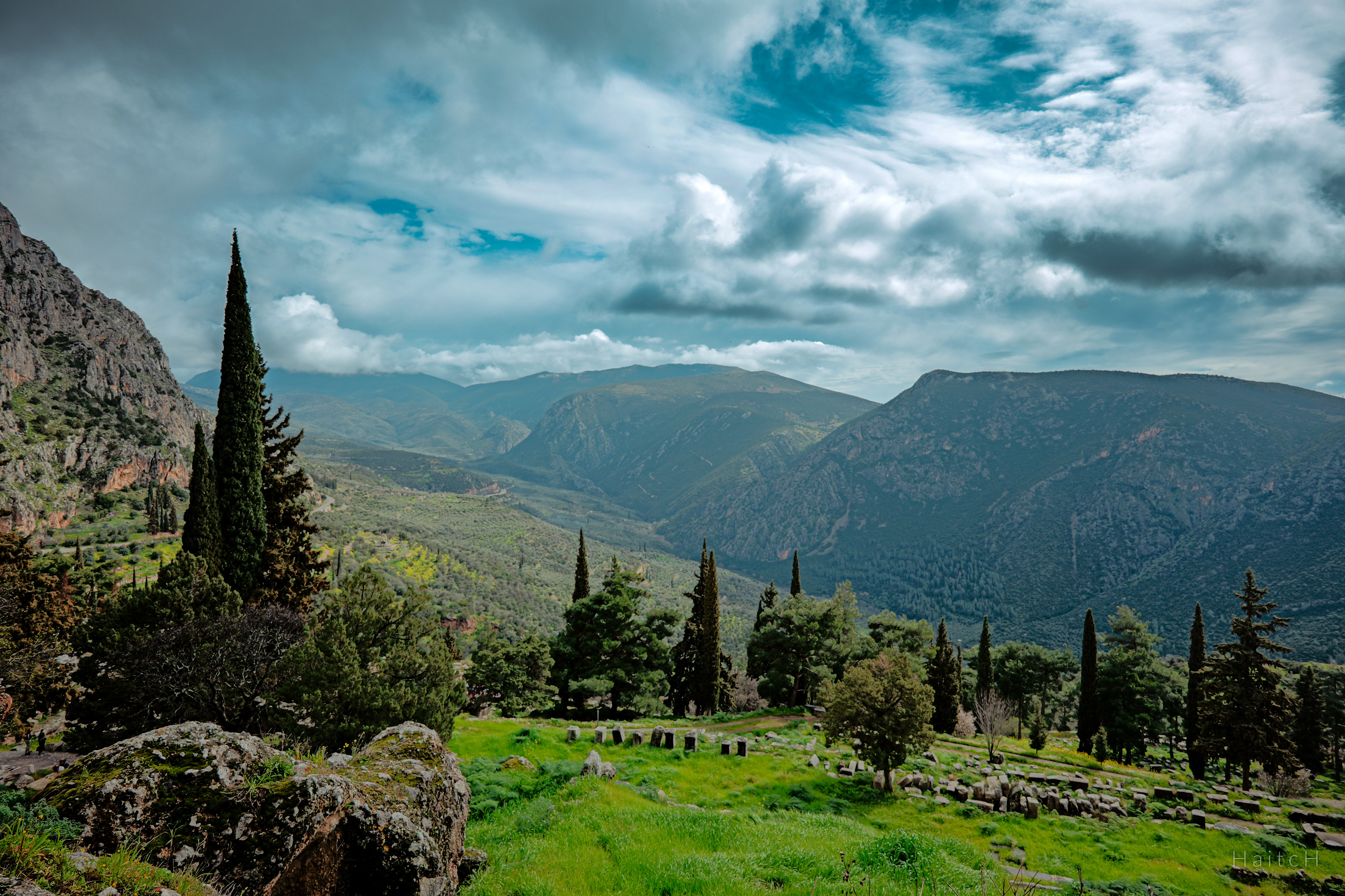 The Valley from Delphi