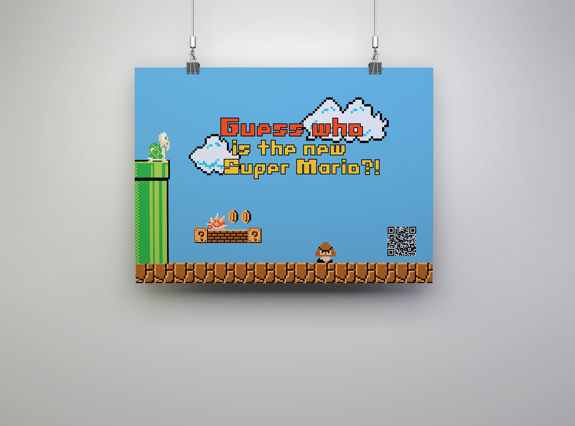 Promotional poster for the website