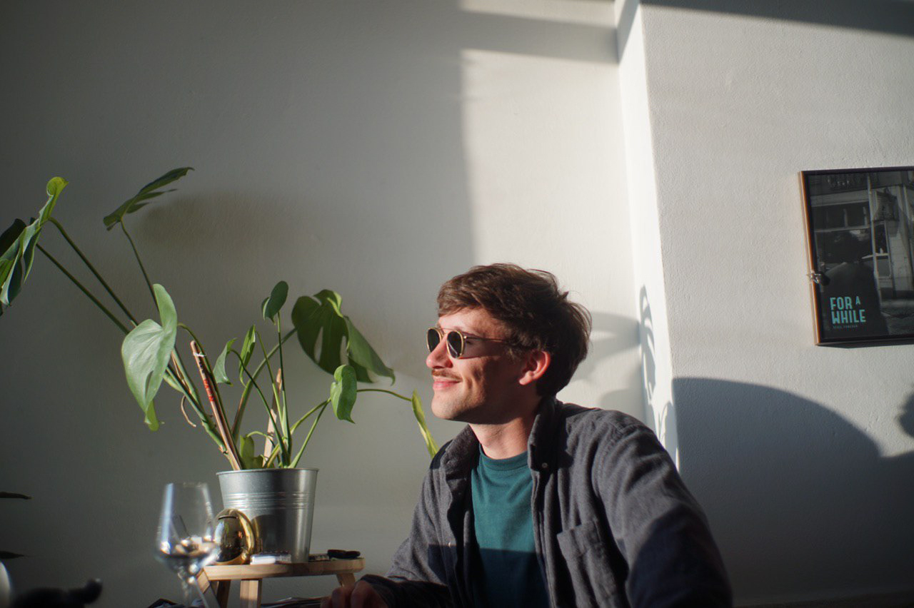 Matthijs Koster in the sun