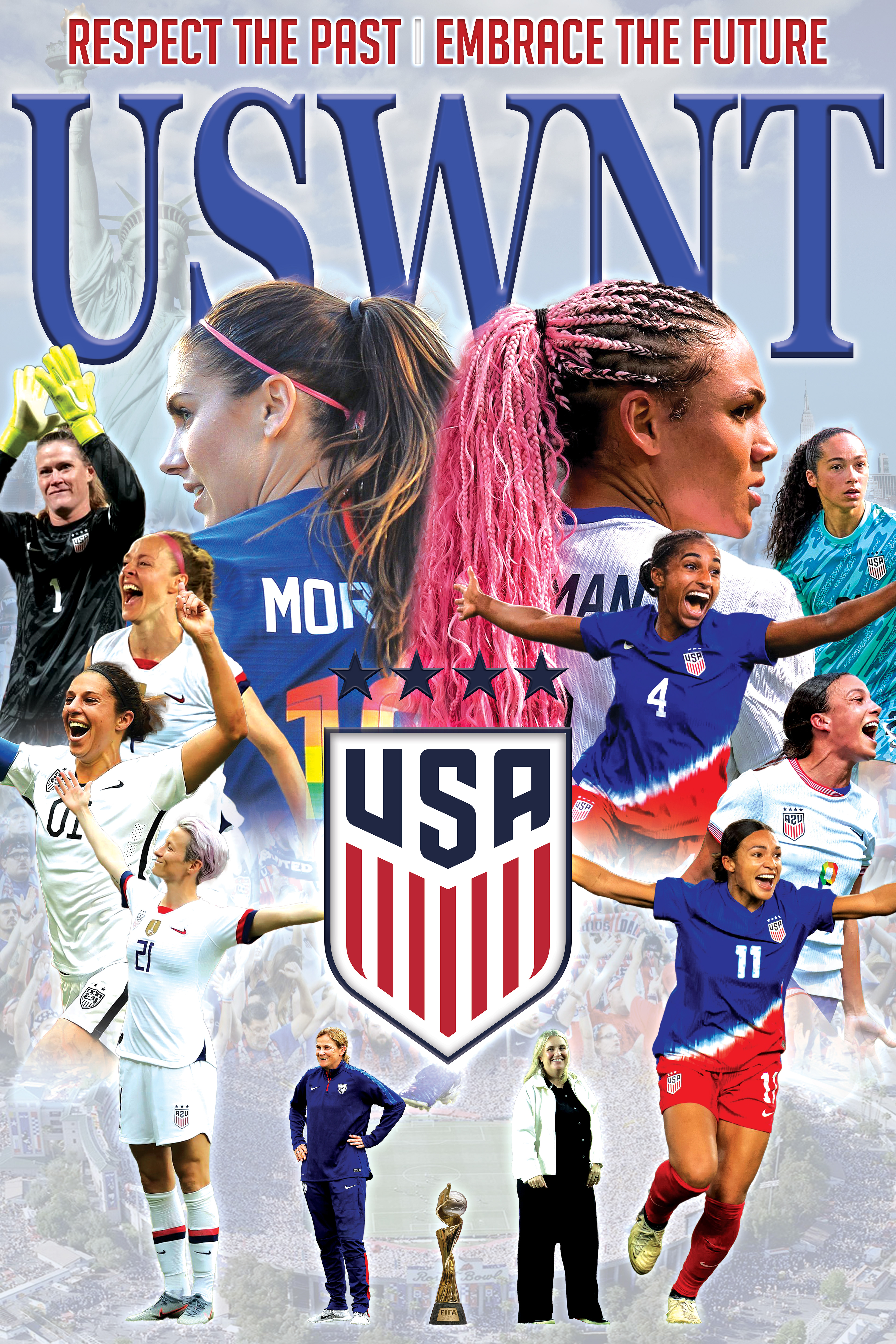 USA Soccer Poster - Women