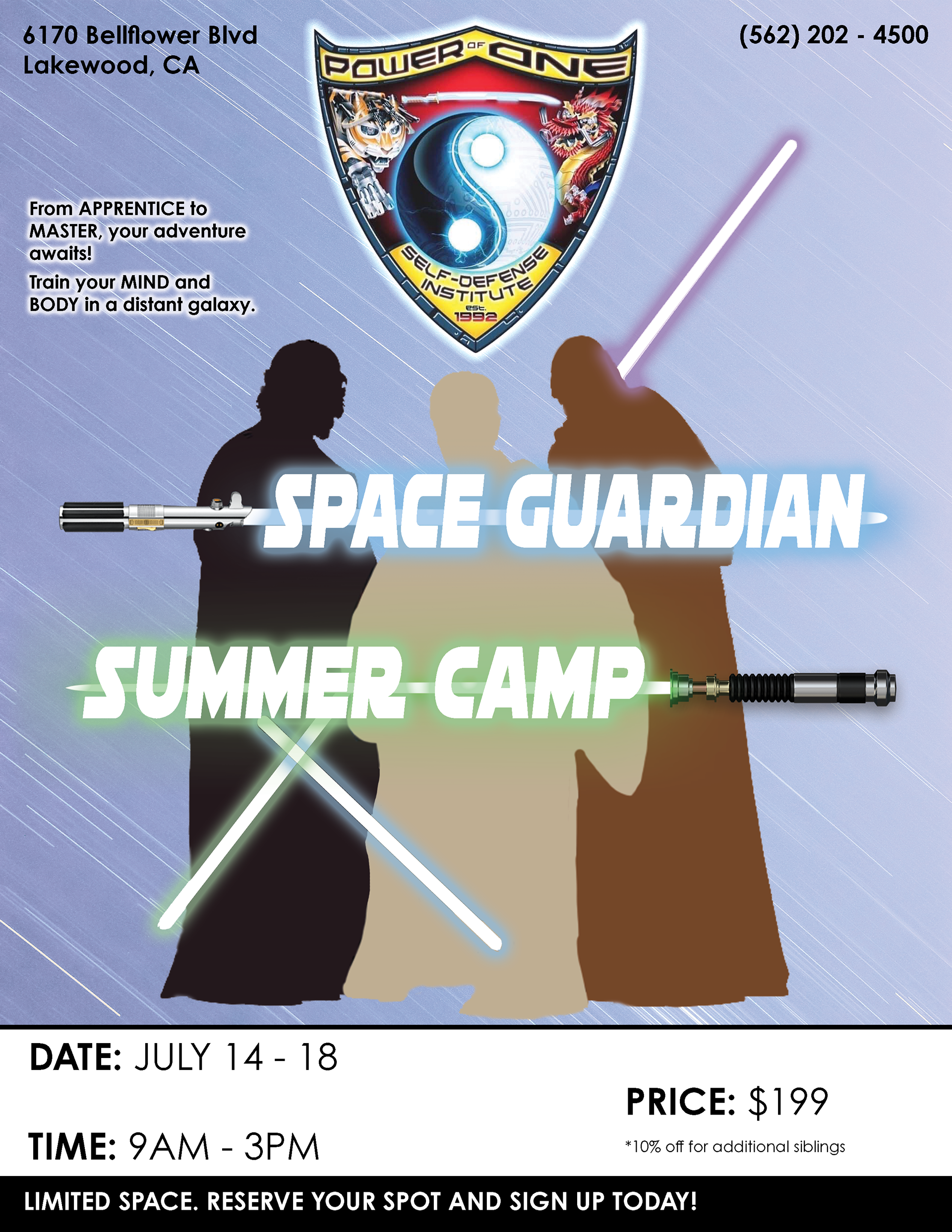 Martial Arts Camp Flyer 2