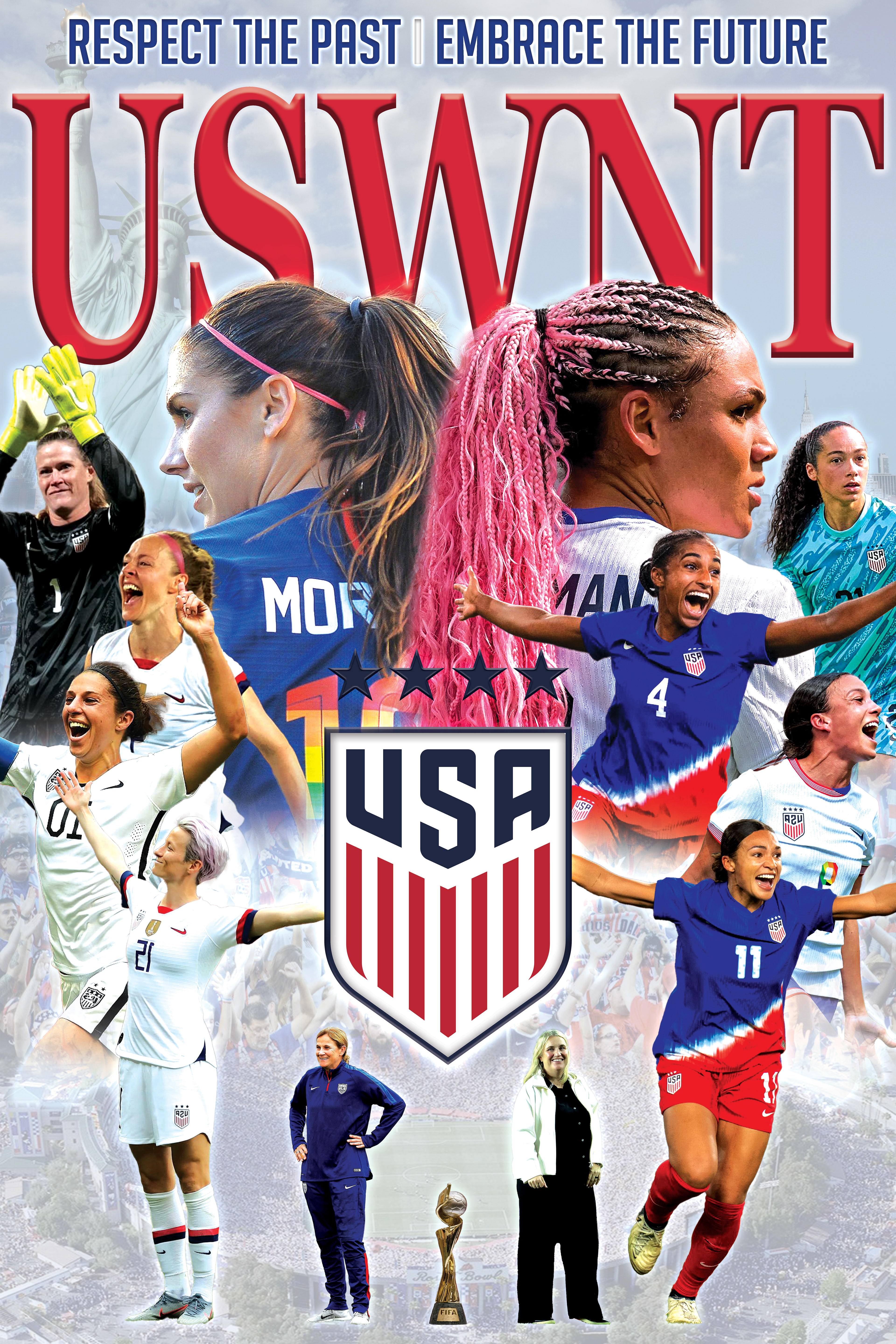USA Soccer Poster - Women