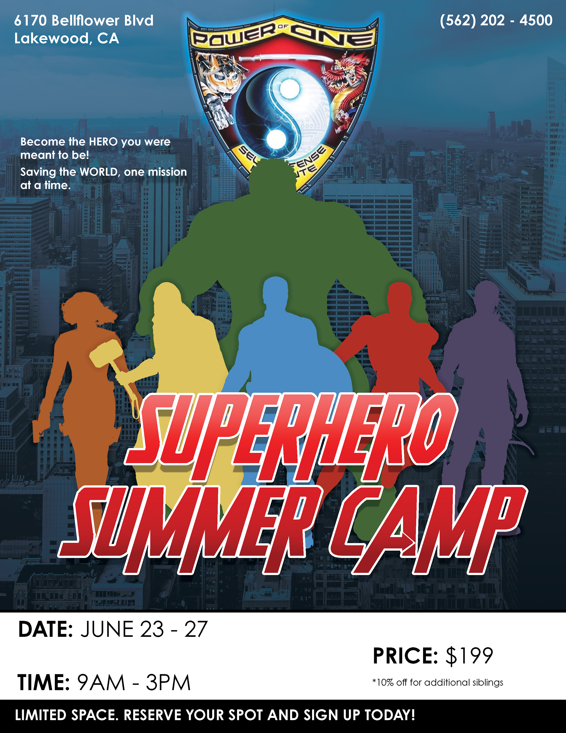 Martial Arts Camp Flyer 1