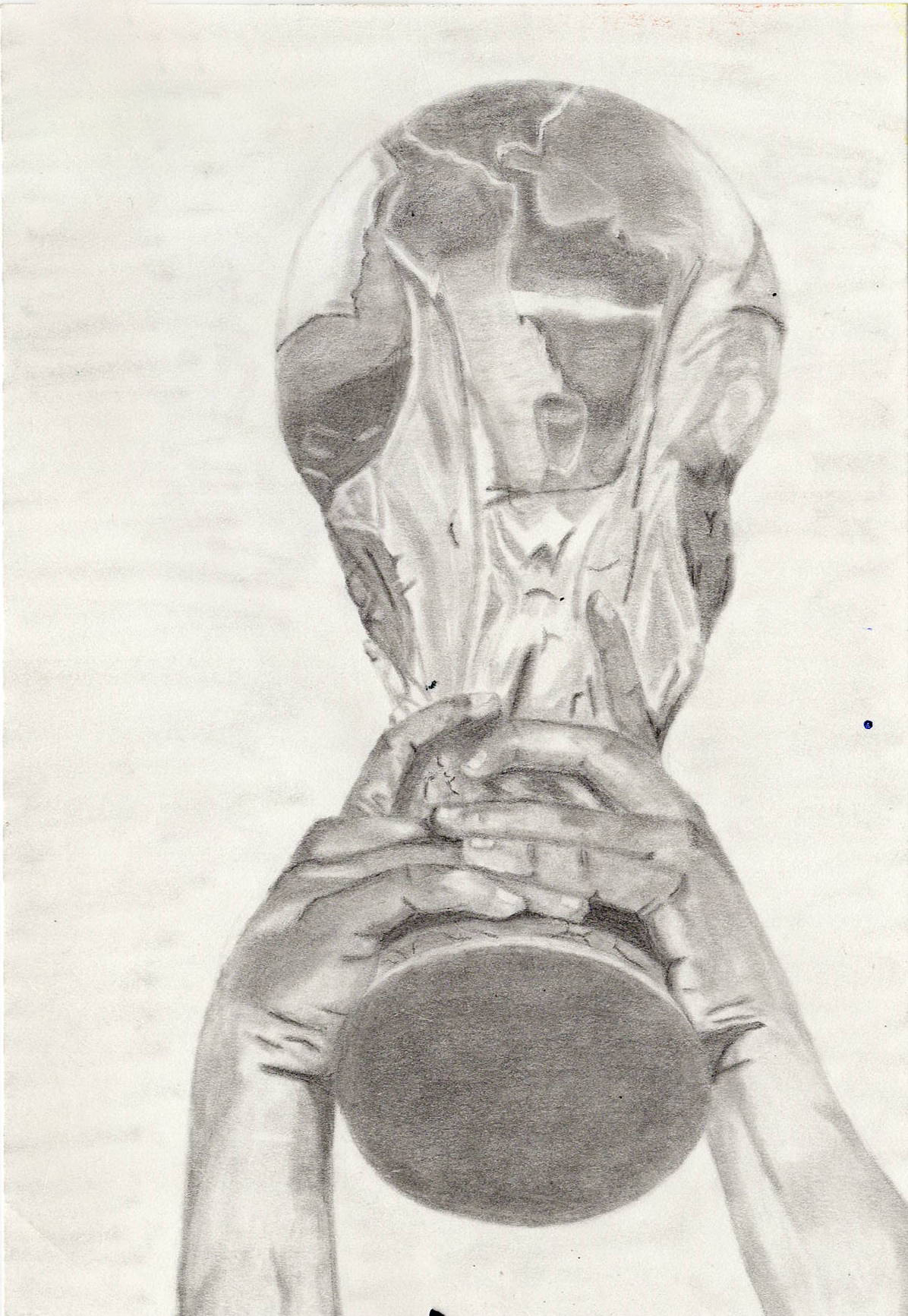 World Cup | Medium: Graphite Pencil | Size: 6 x 9" | Date: 2017