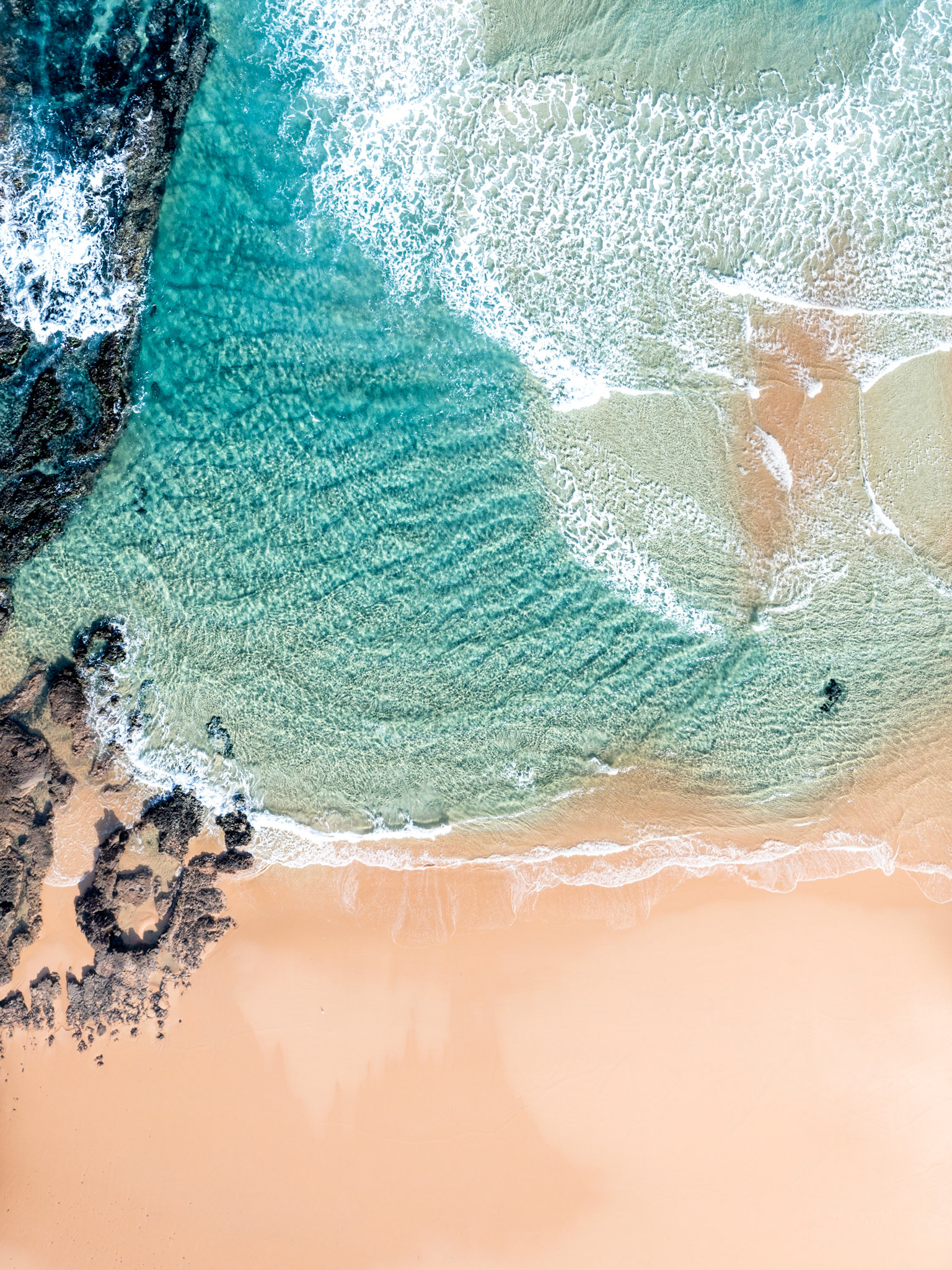 clear ocean water at cape woolamai beach phillip island 