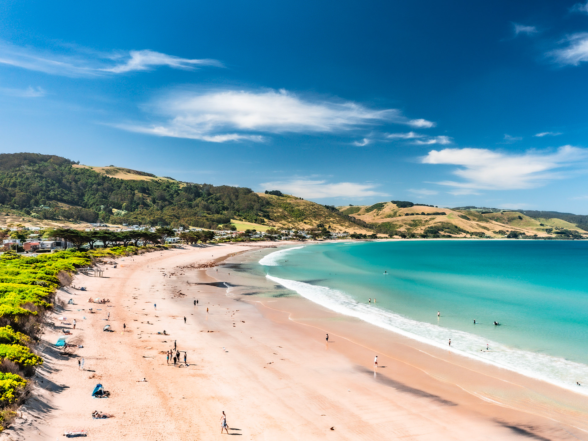 apollo bay beach great ocean road victoria australia
