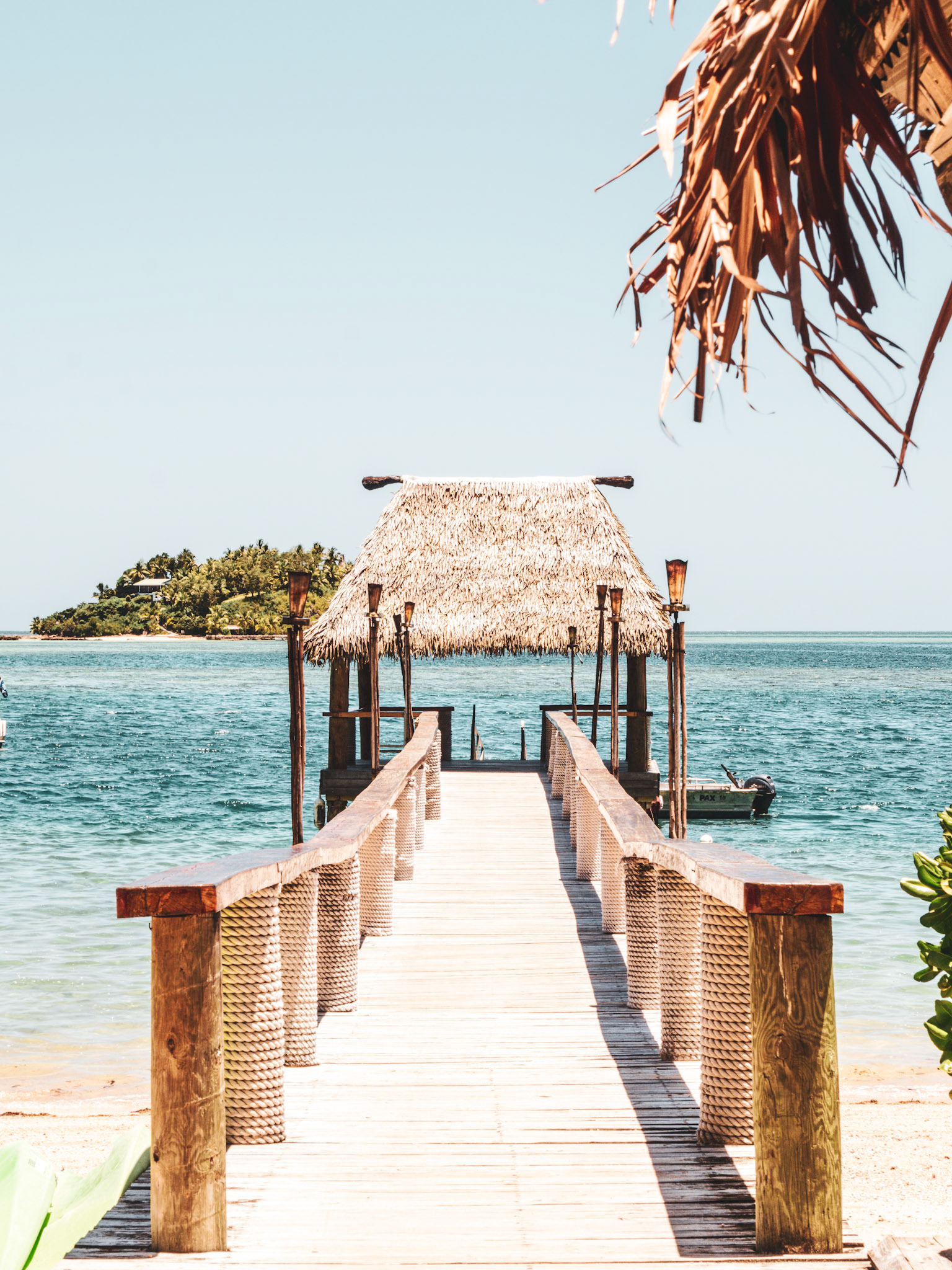 front view of malolo island resort