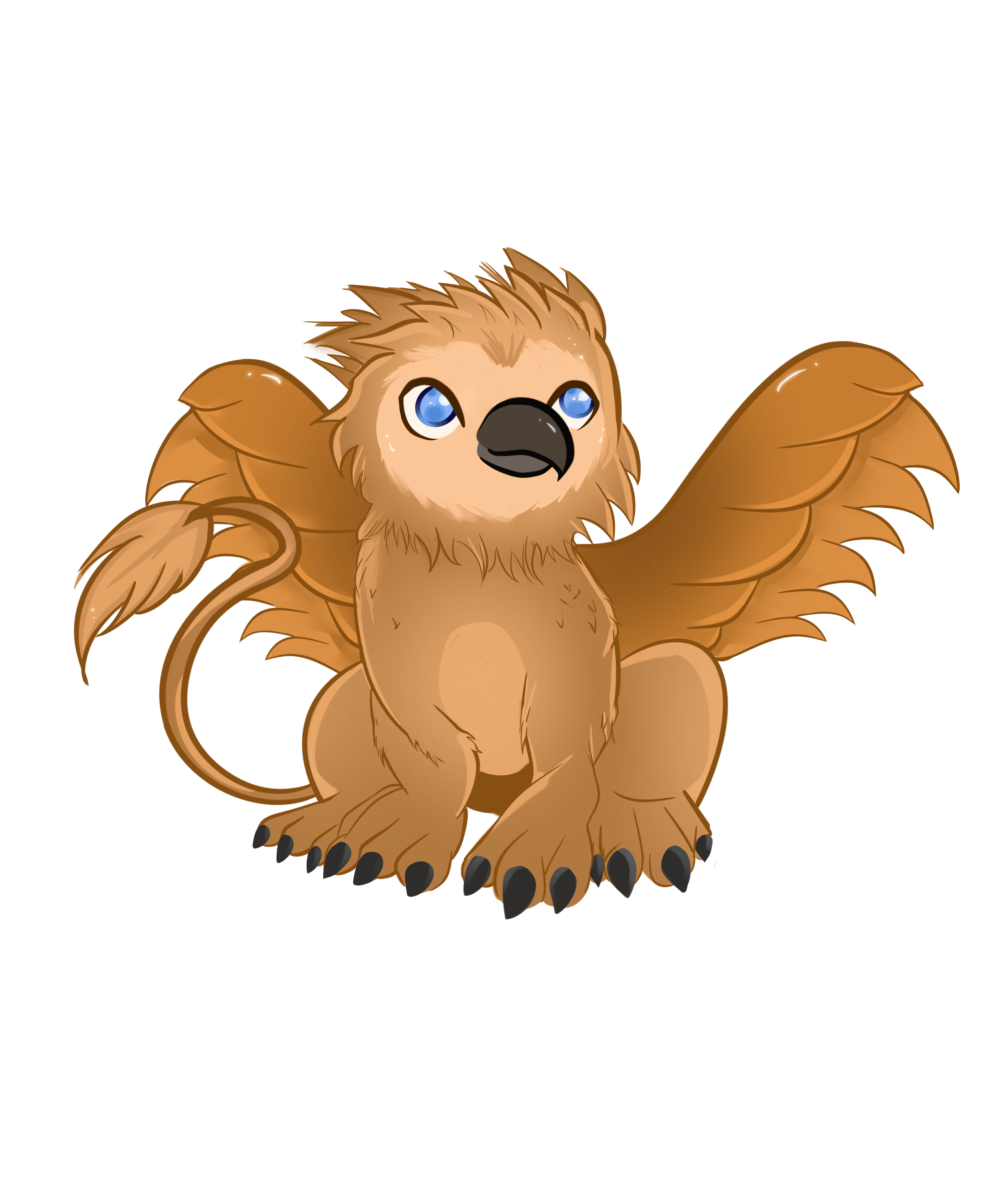 Flyran (griffin) Chibi Version