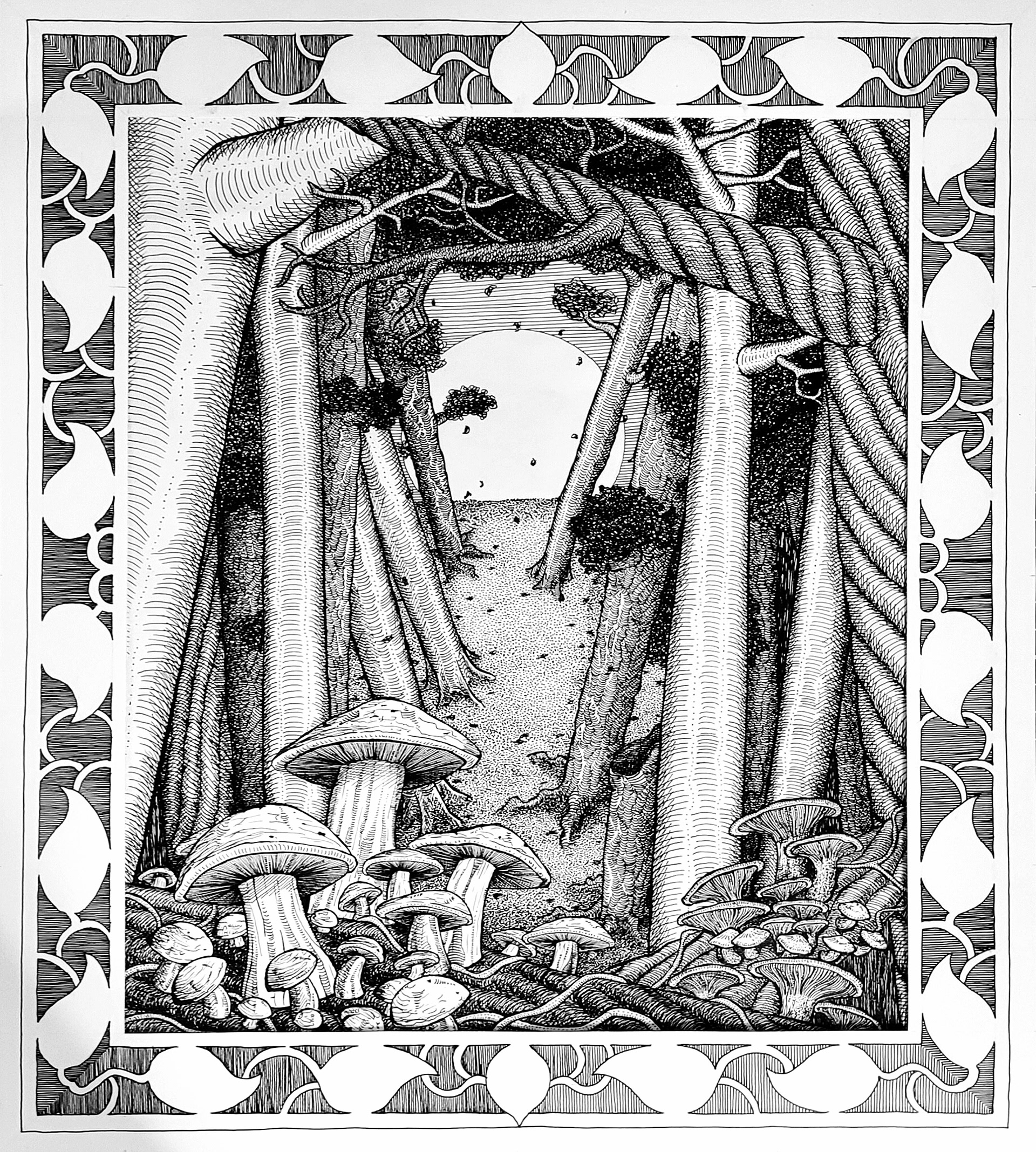 "World Window" Ink on Paper