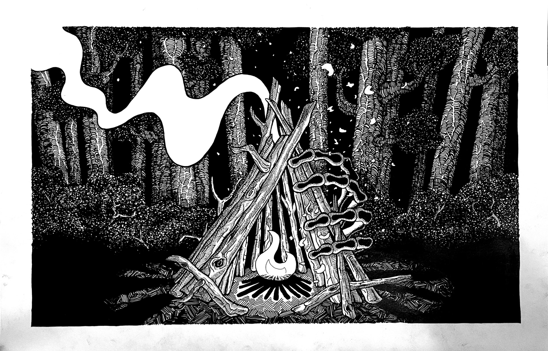 "Untitled" Ink on Paper