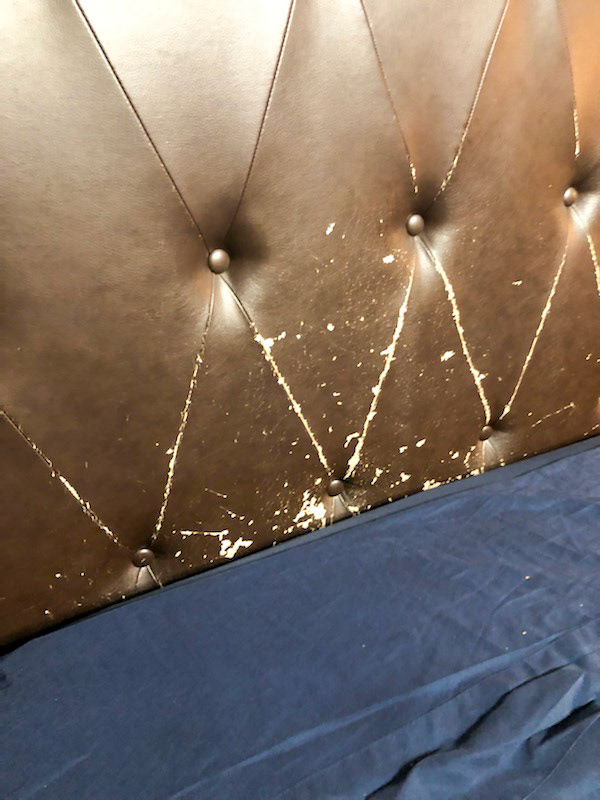 Headboard Leather Peeling 2
