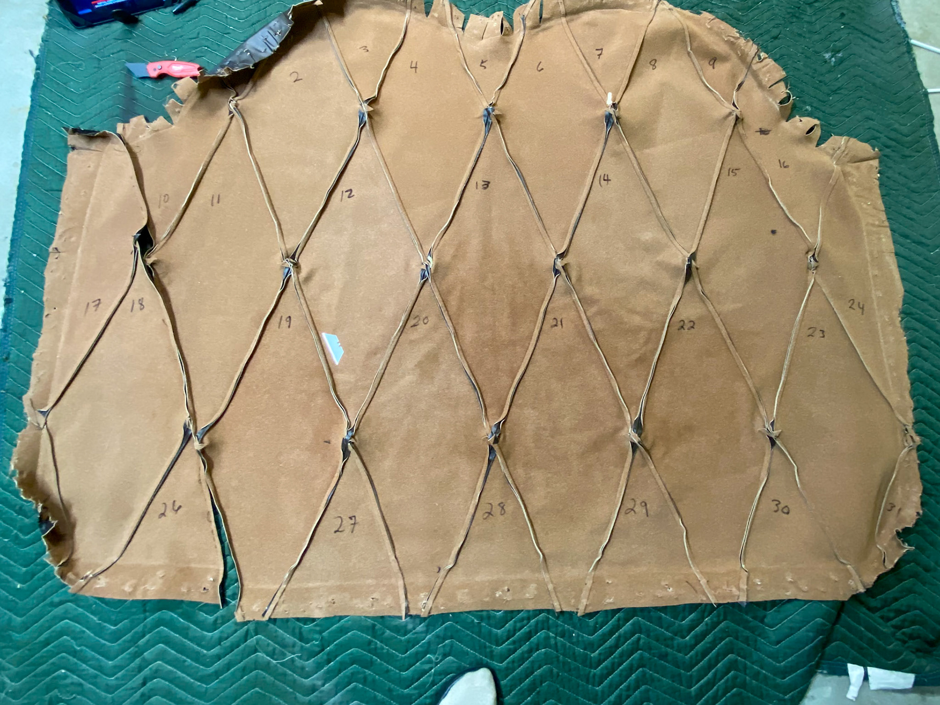 Headboard Leather Removed