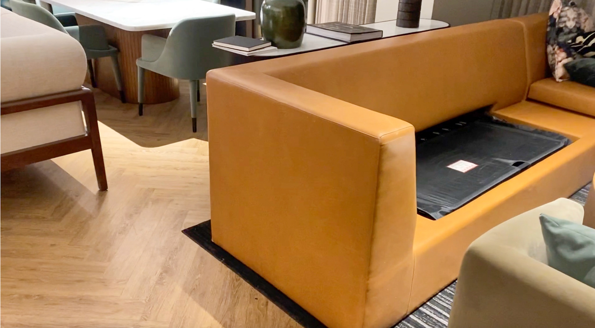 Sofa After Reassembly 