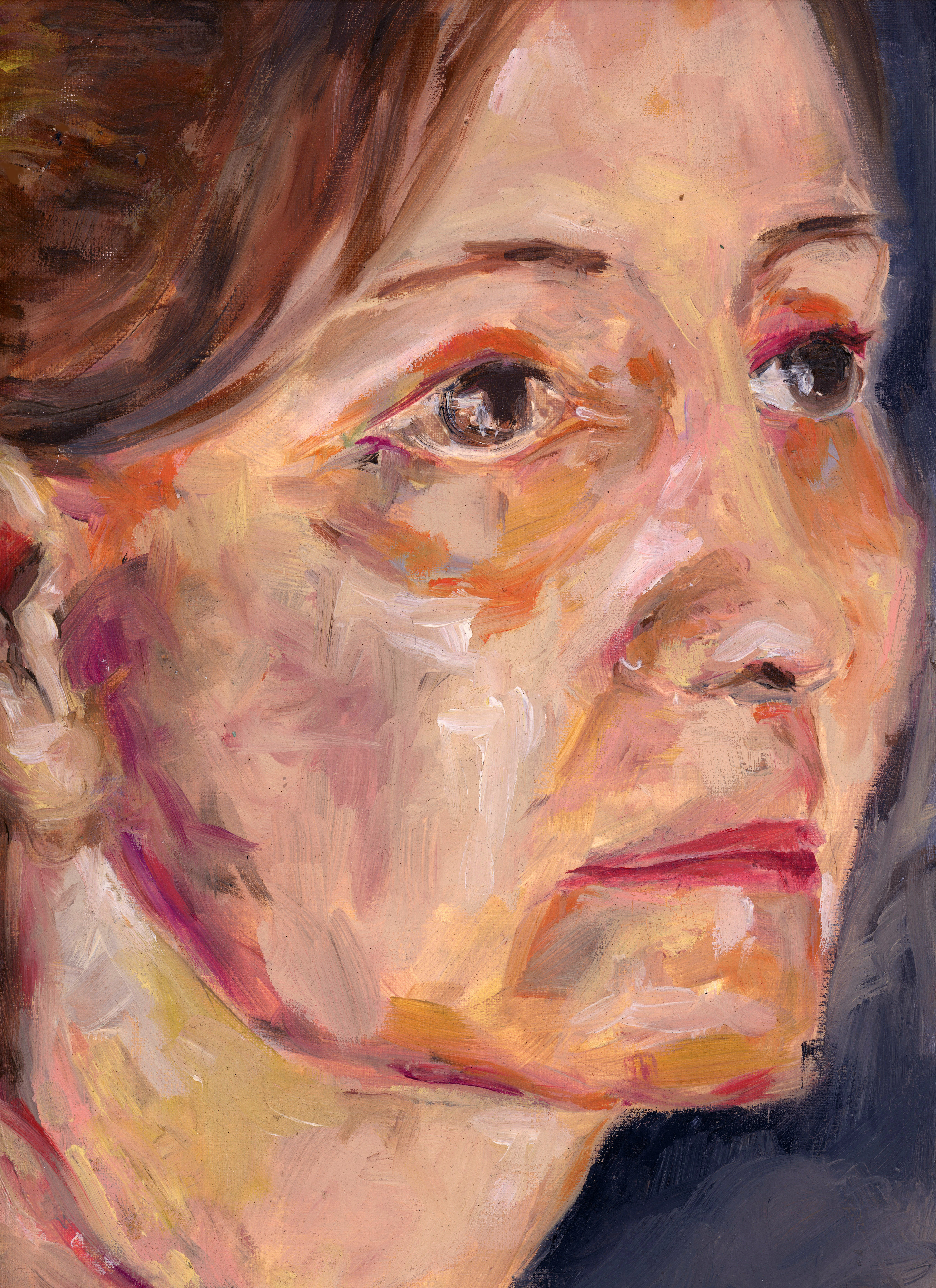 oil on paper