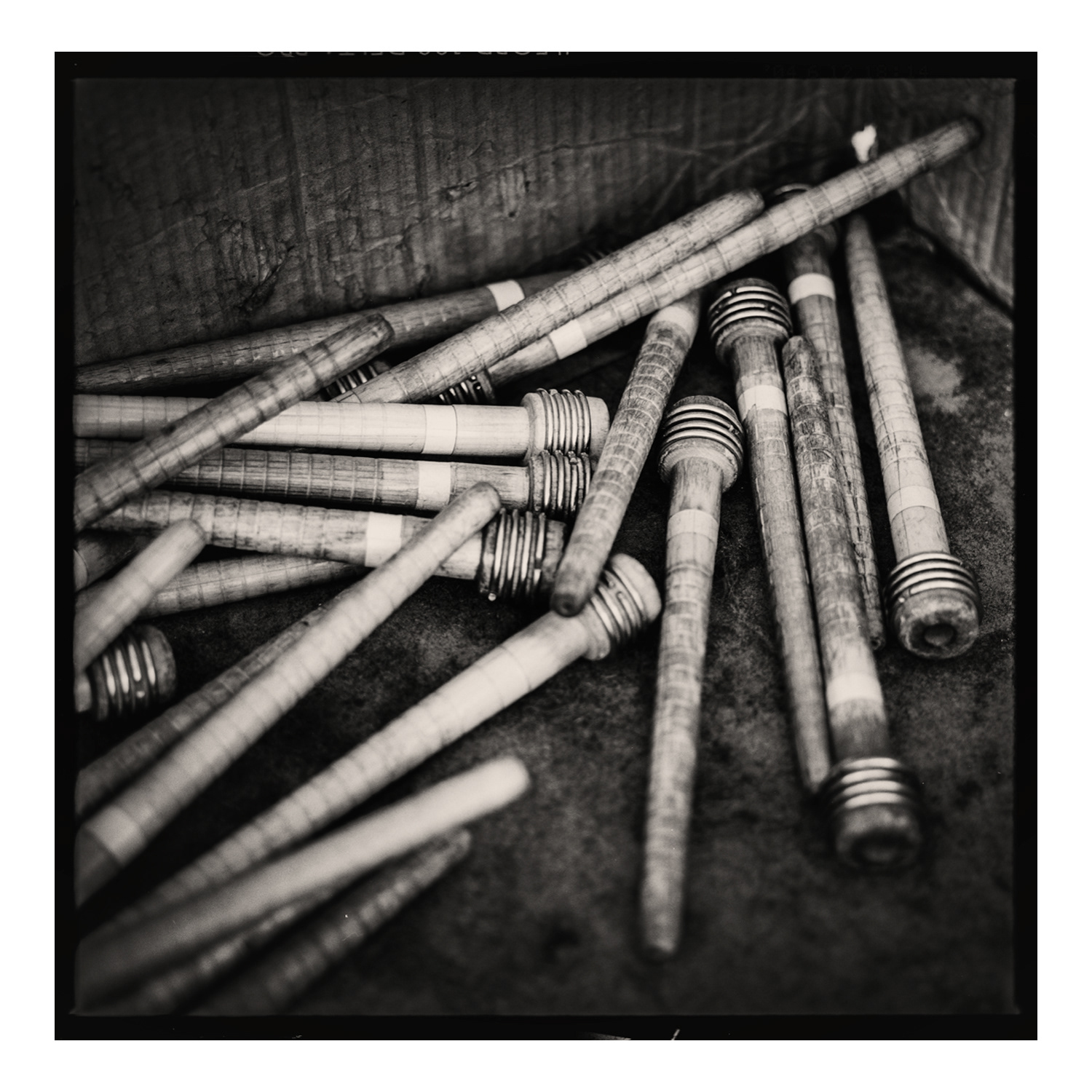 Fine Art Photograph by Colin Ironside Homes entitled "Bobbins in Box" Dornoch