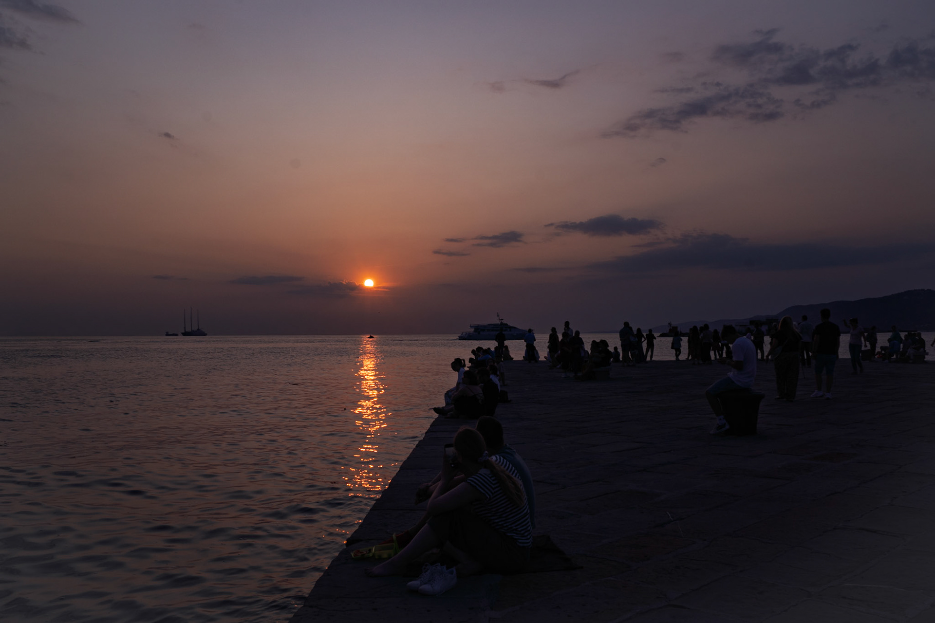 Hot summer Afternoon in Trieste - Italy