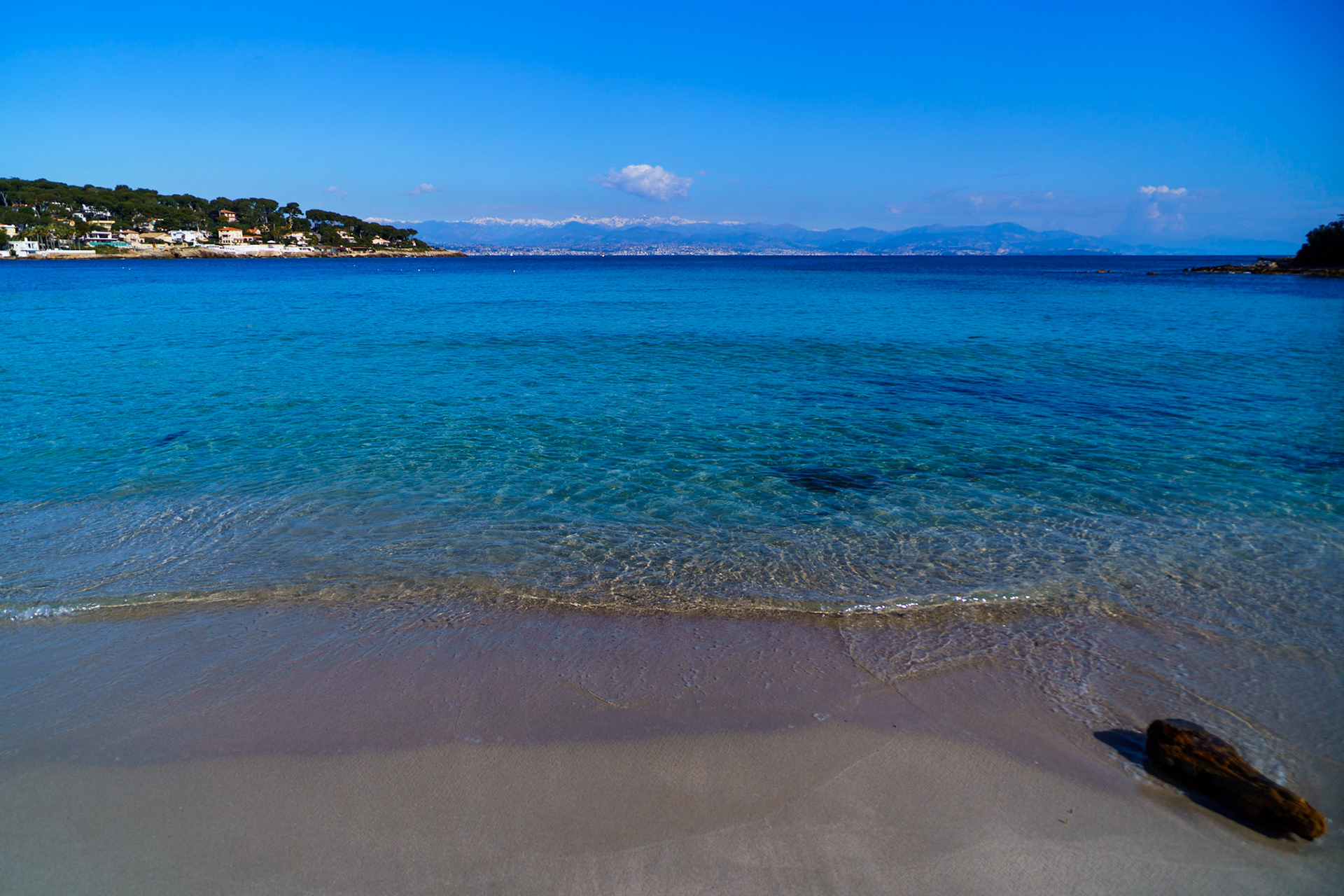 French Alps in the distance - Cap D'Antibes