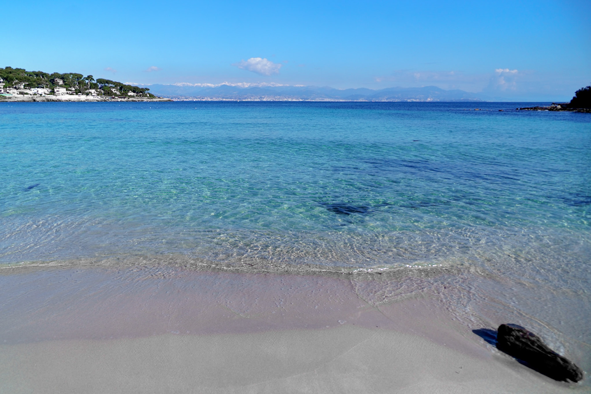 French Alps in the distance - Cap D'Antibes