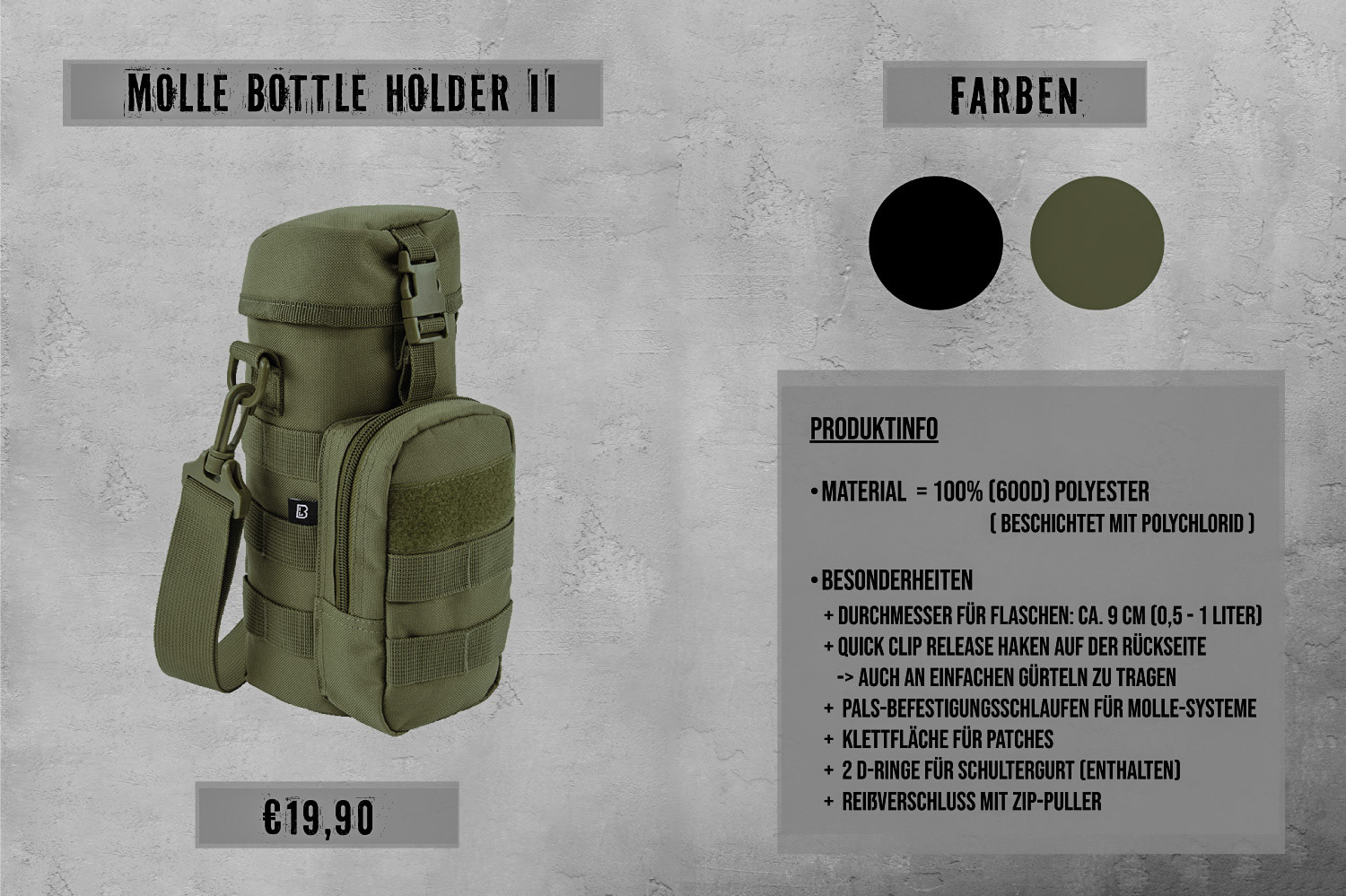 Molle Bottle Holder II