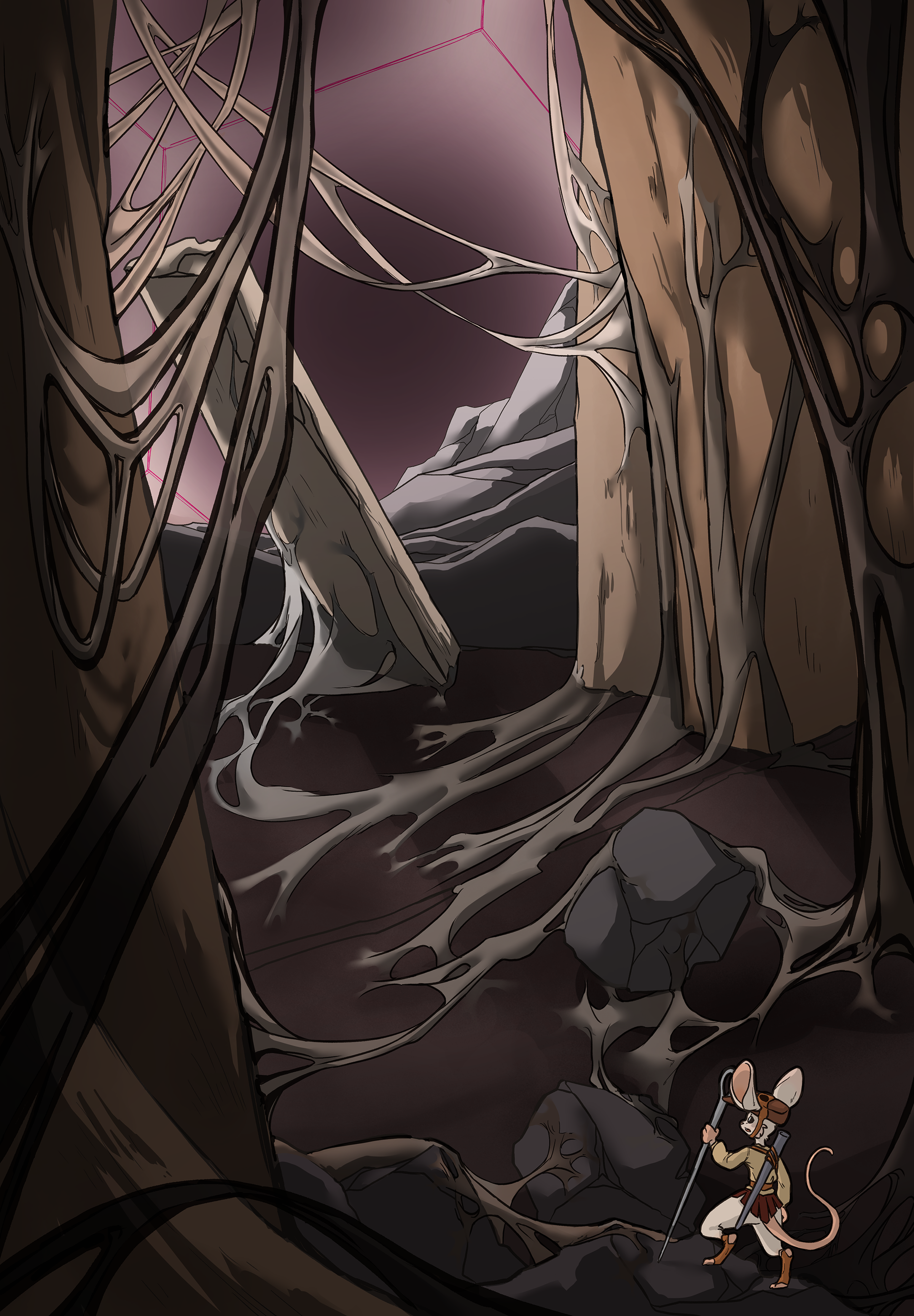 Step by step of an illustration commission for a private customer