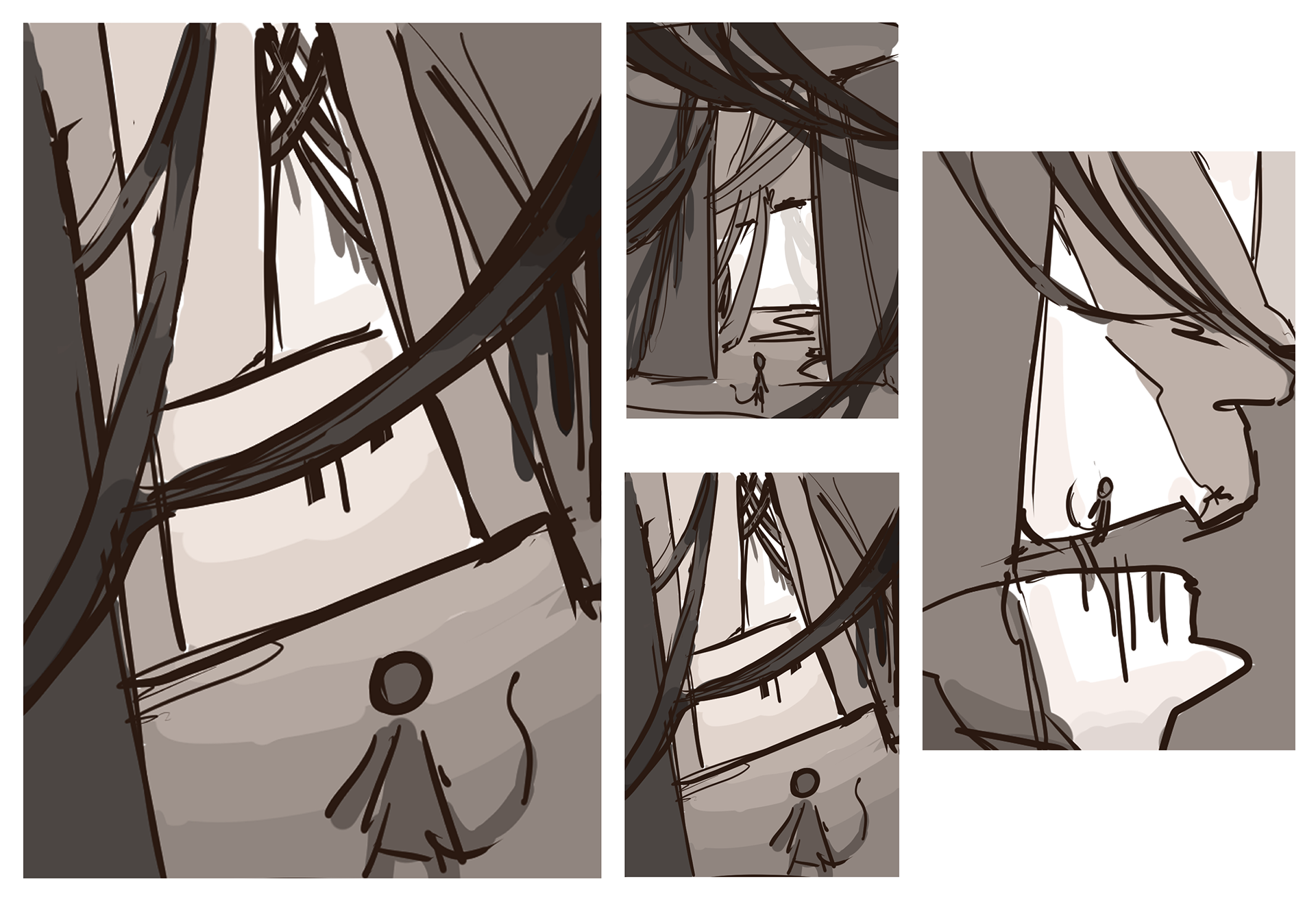 Step by step of an illustration commission for a private customer