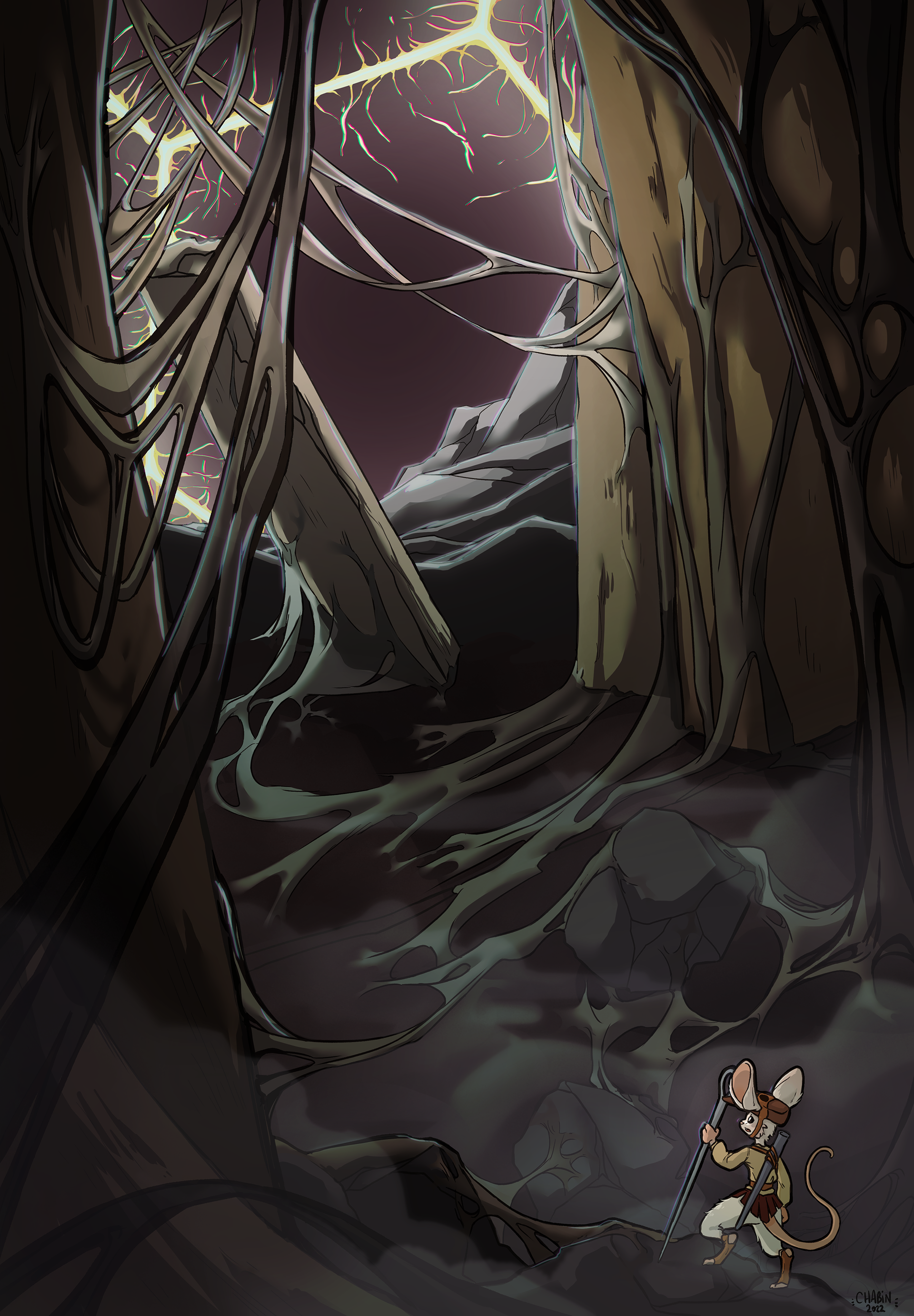 Step by step of an illustration commission for a private customer