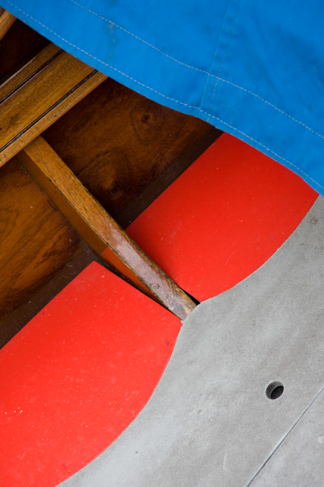Venice gondola interior still life
