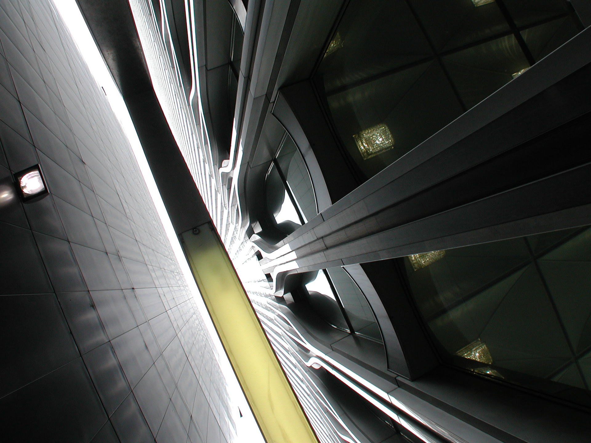 Under the railing at 2 WTC,  taken with a E990 camera, F 3.90, in Manhattan, NY USA