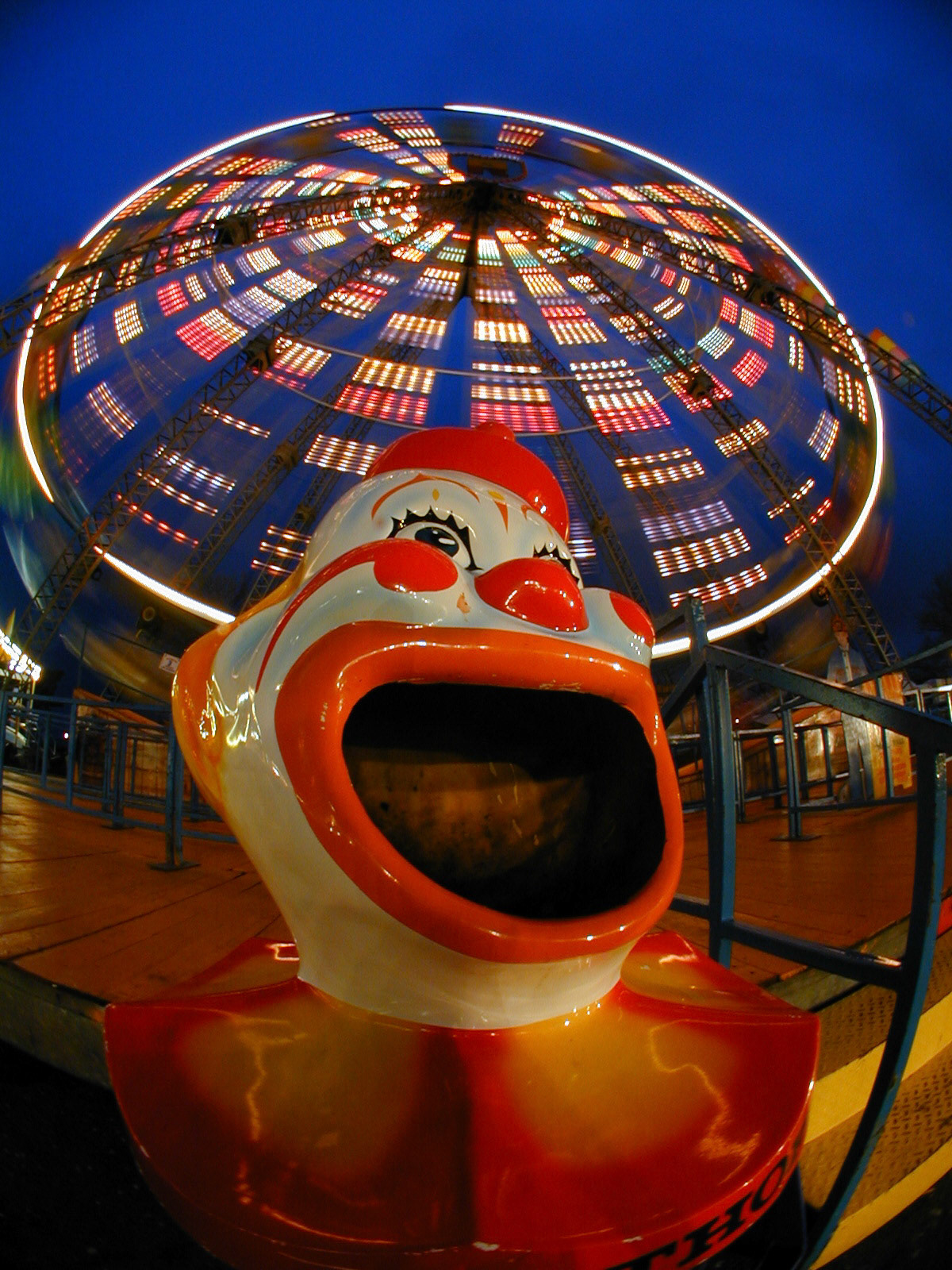 Clown and Carousel, , in Staten Island, NY USA