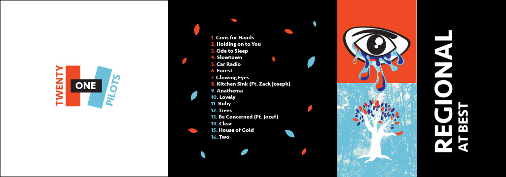 ALBUM ARTWORK DESIGN VIEW: FRONT, MIDDLE, BACK SIDES