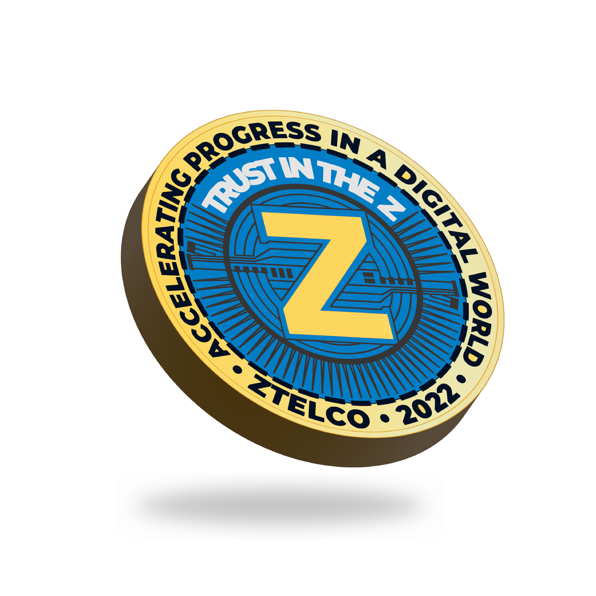 Graphic Design - ZTelco Crypto Coin