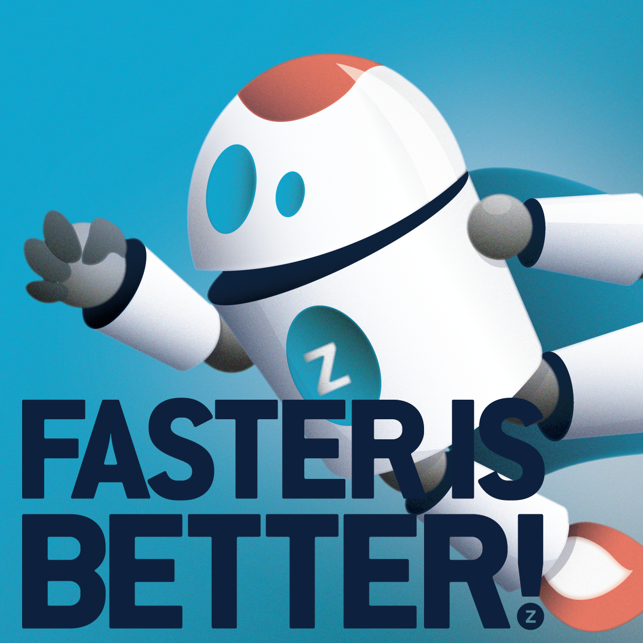 Graphic Design - Mascot Design - Faster is Better