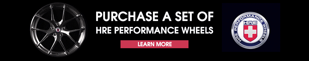 Web advertising design of spinning HRE wheel