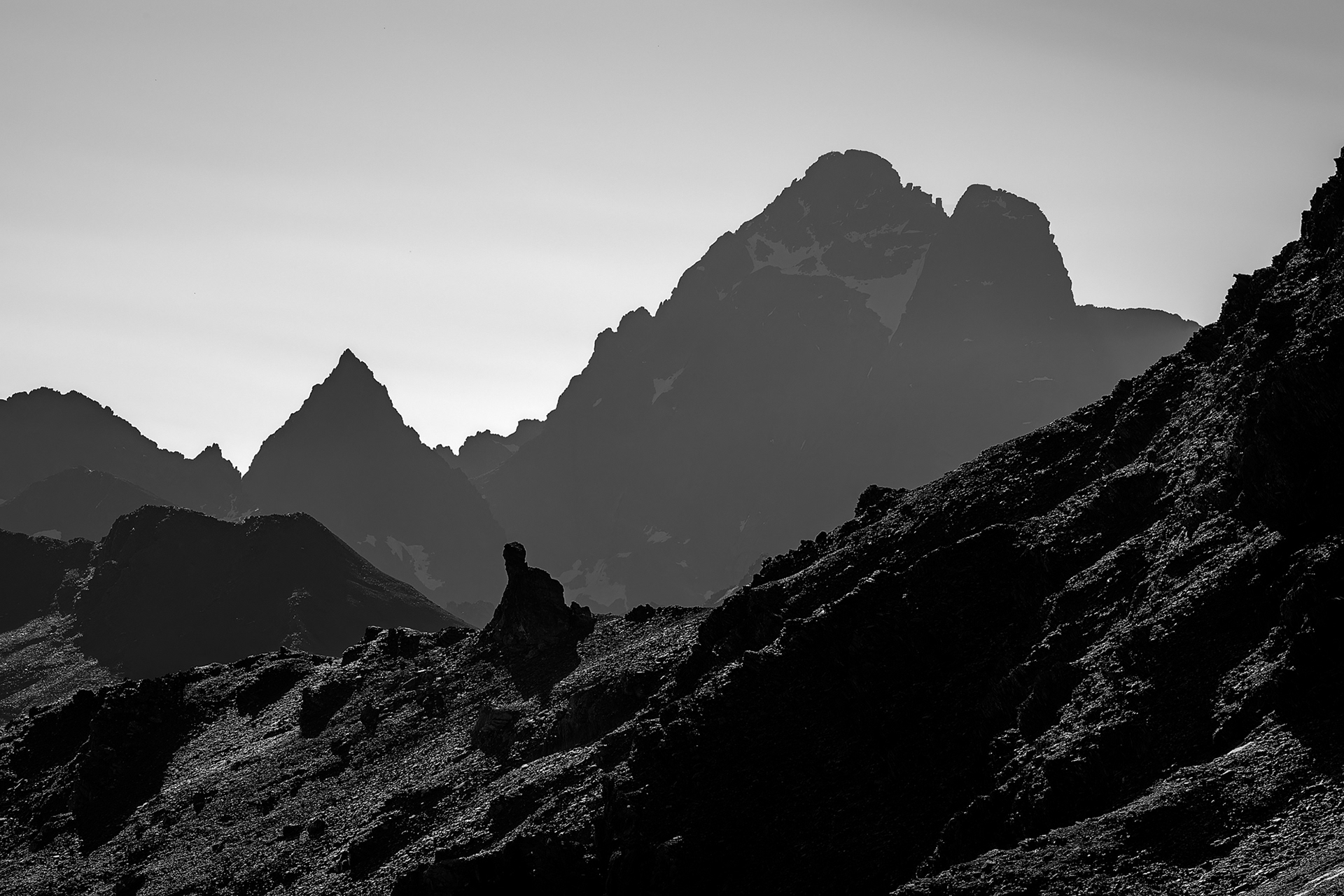Monviso dal Col de Chamoussiere
