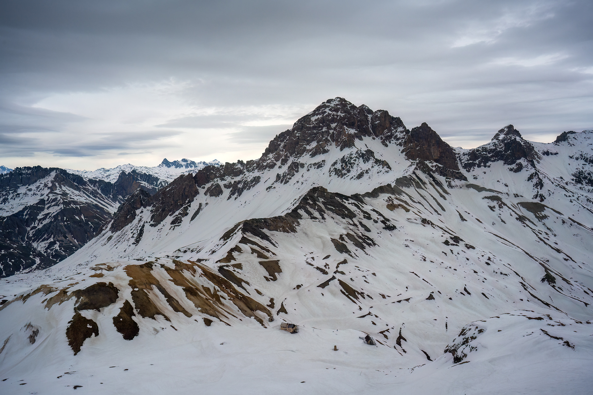 Grand Galibier dal Petit Galibier ovest