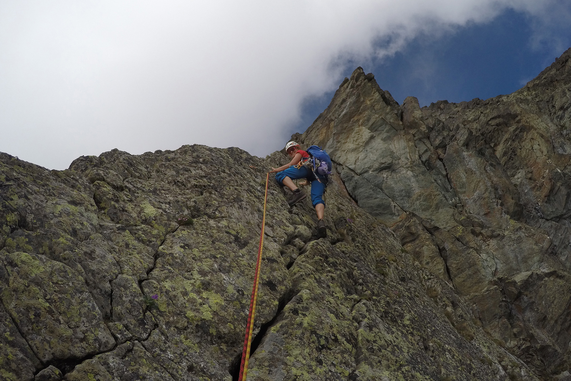 Punta Udine - cresta Est