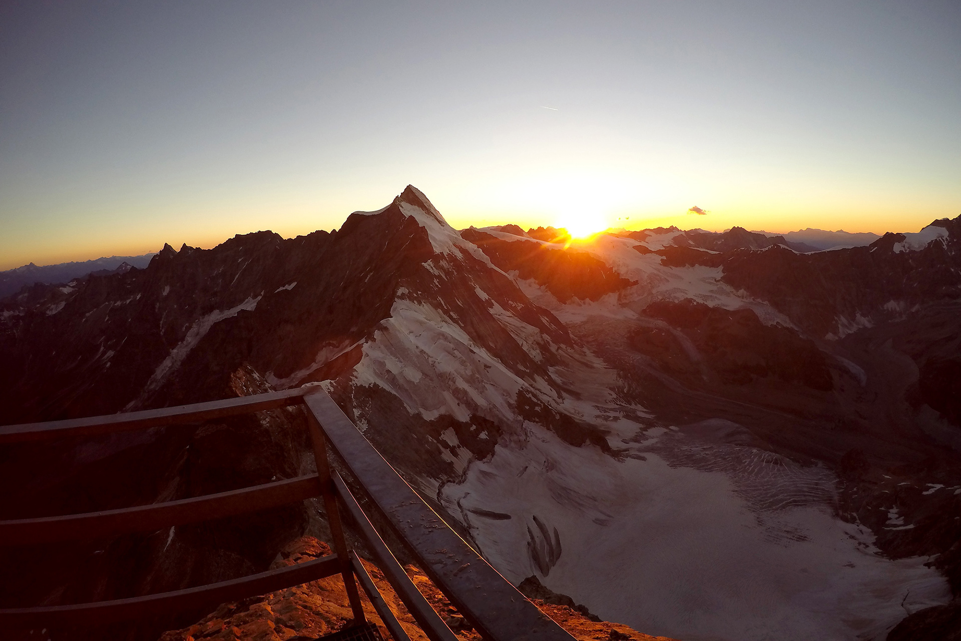 Dent D'Herens dalla capanna Carrel