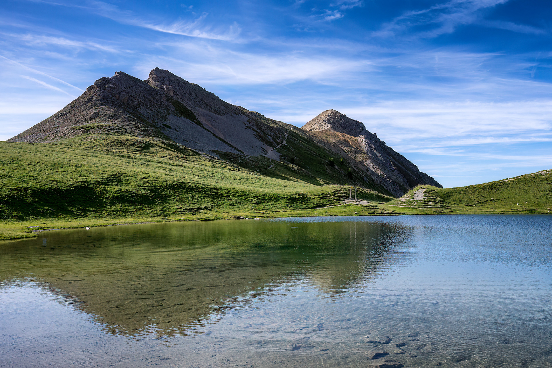 Sommet de Tronchet dal Lac de Soulieres