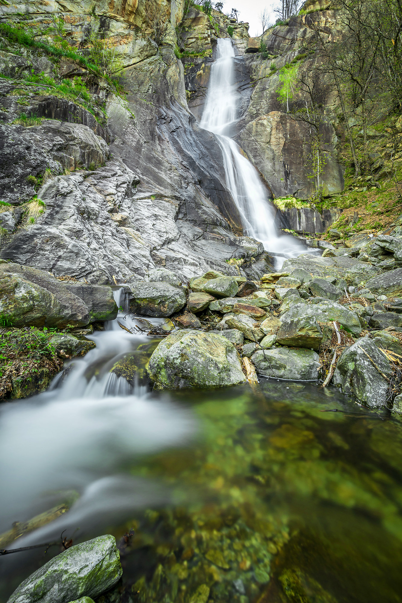 Rio Agrevo - cascata della Pissa