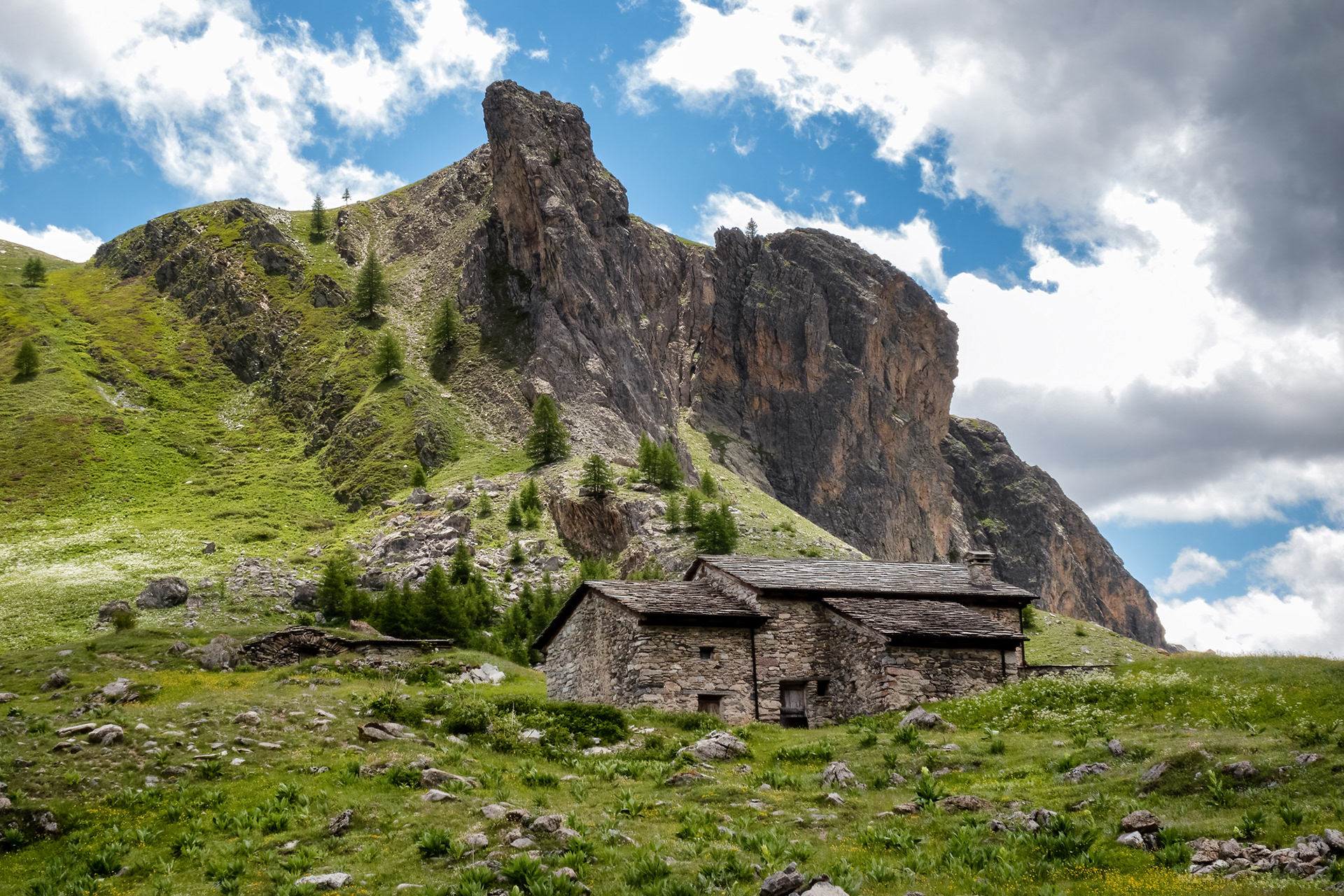 Scendendo dal Monte Eighier