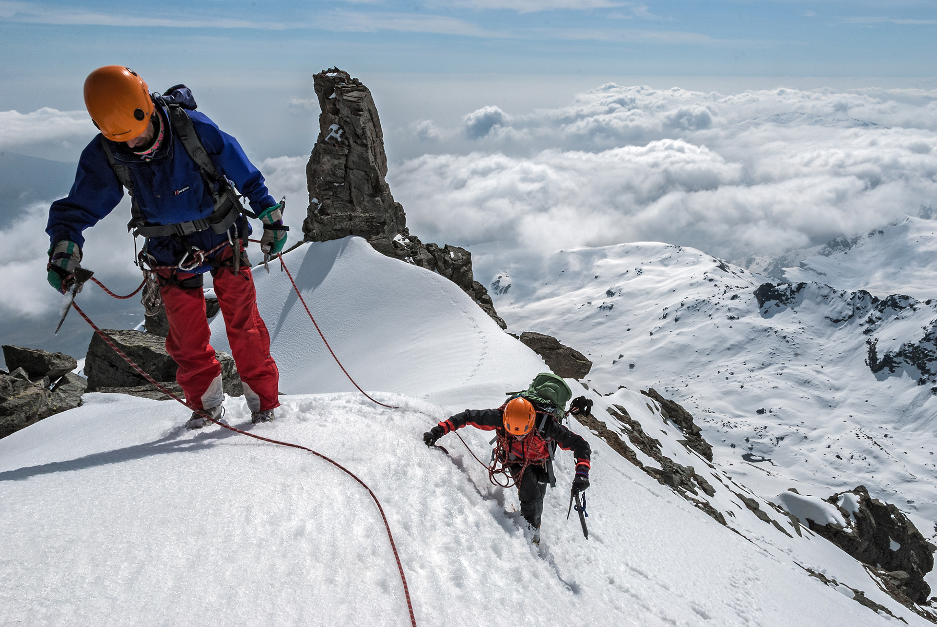 Pizzo d'Ormea - canalino Nordest