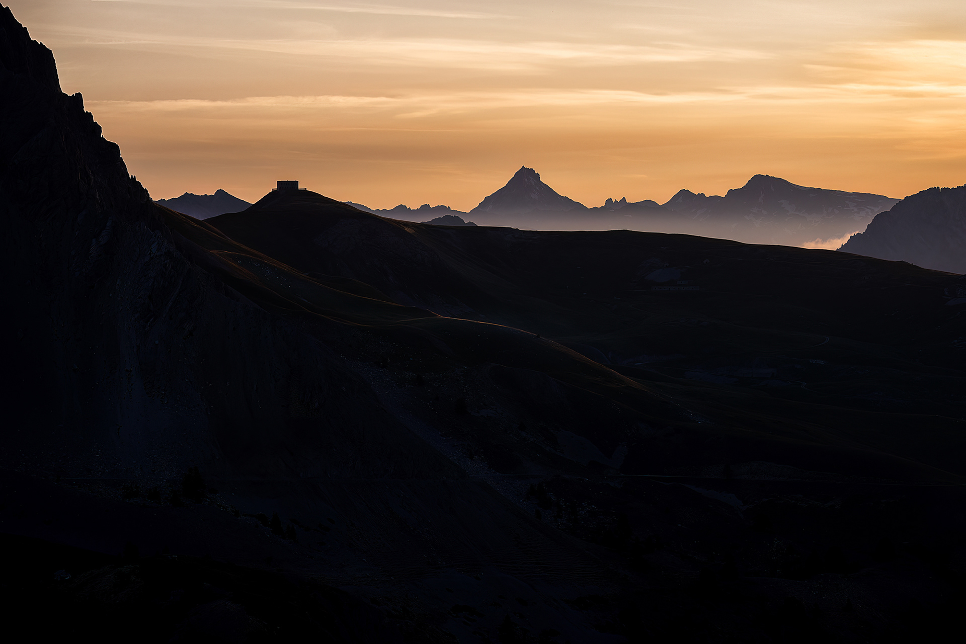 Rognosa d'Etiache e Fort de Lenon dal Col du Granon