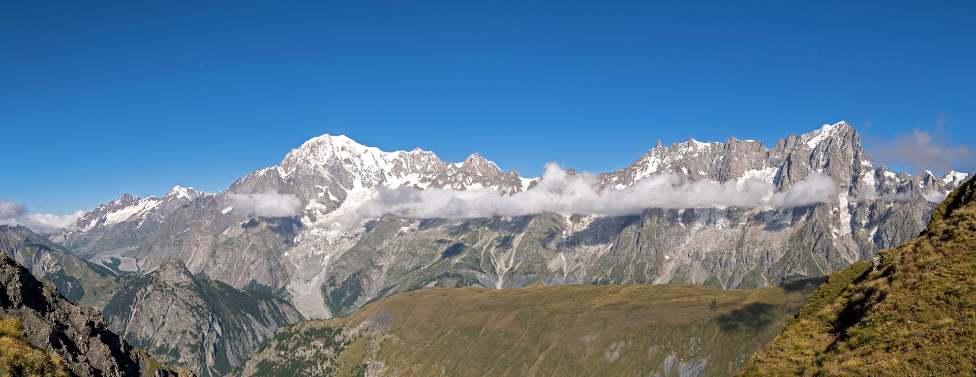 Monte Bianco dalla Testa dei Liconi