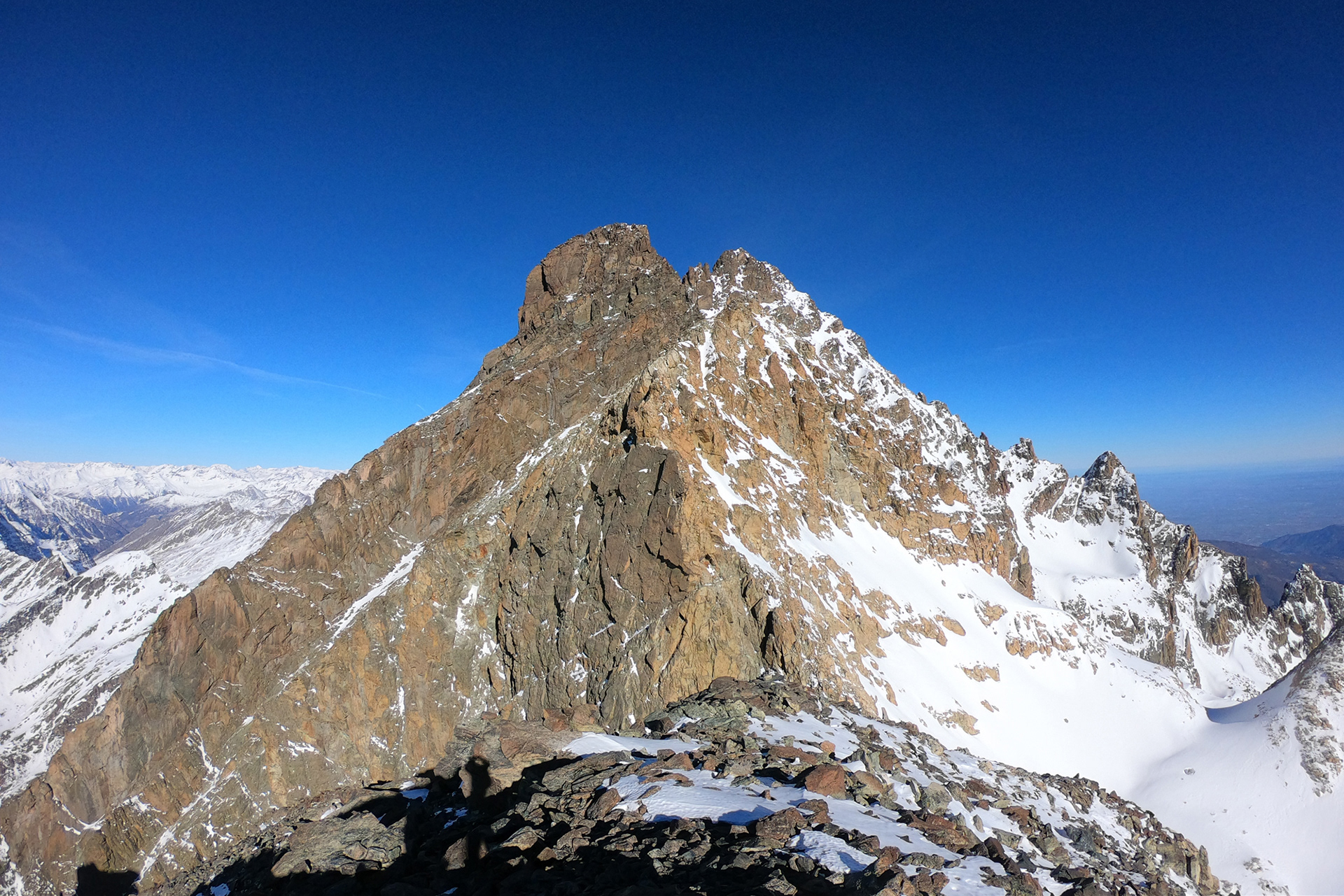 Monviso, salendo alle punte Bastia, Corsica, Caprera dal Canale Bano-Riva