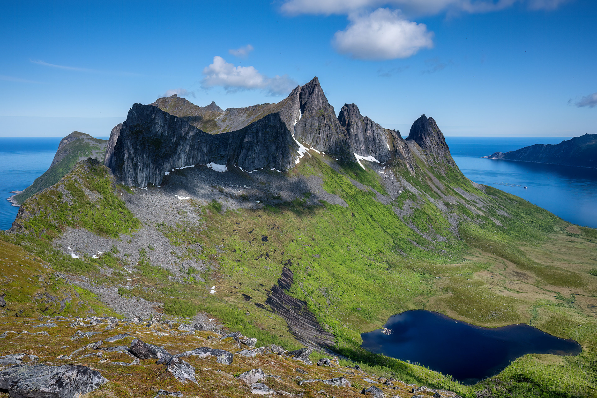 Isola di Senja - dalla cima Hesten