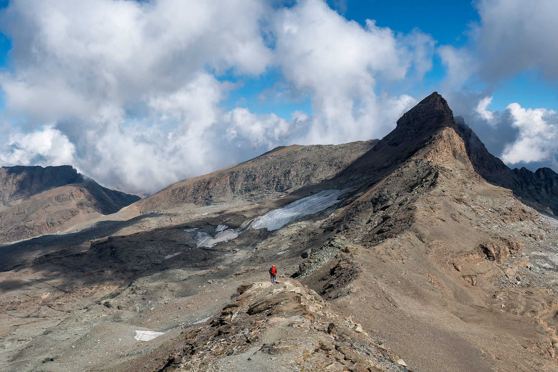 scendendo dalla Ouille Noire