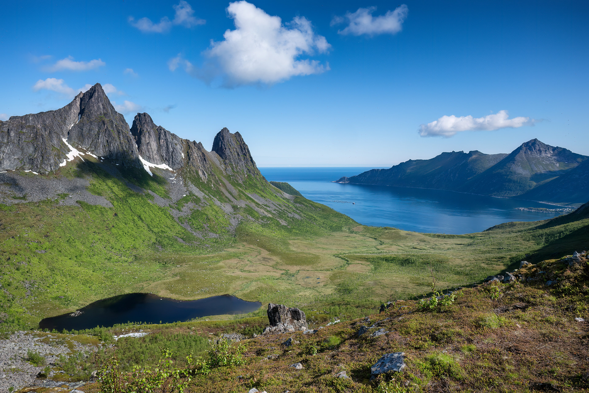 Isola di Senja - dalla cima Hesten